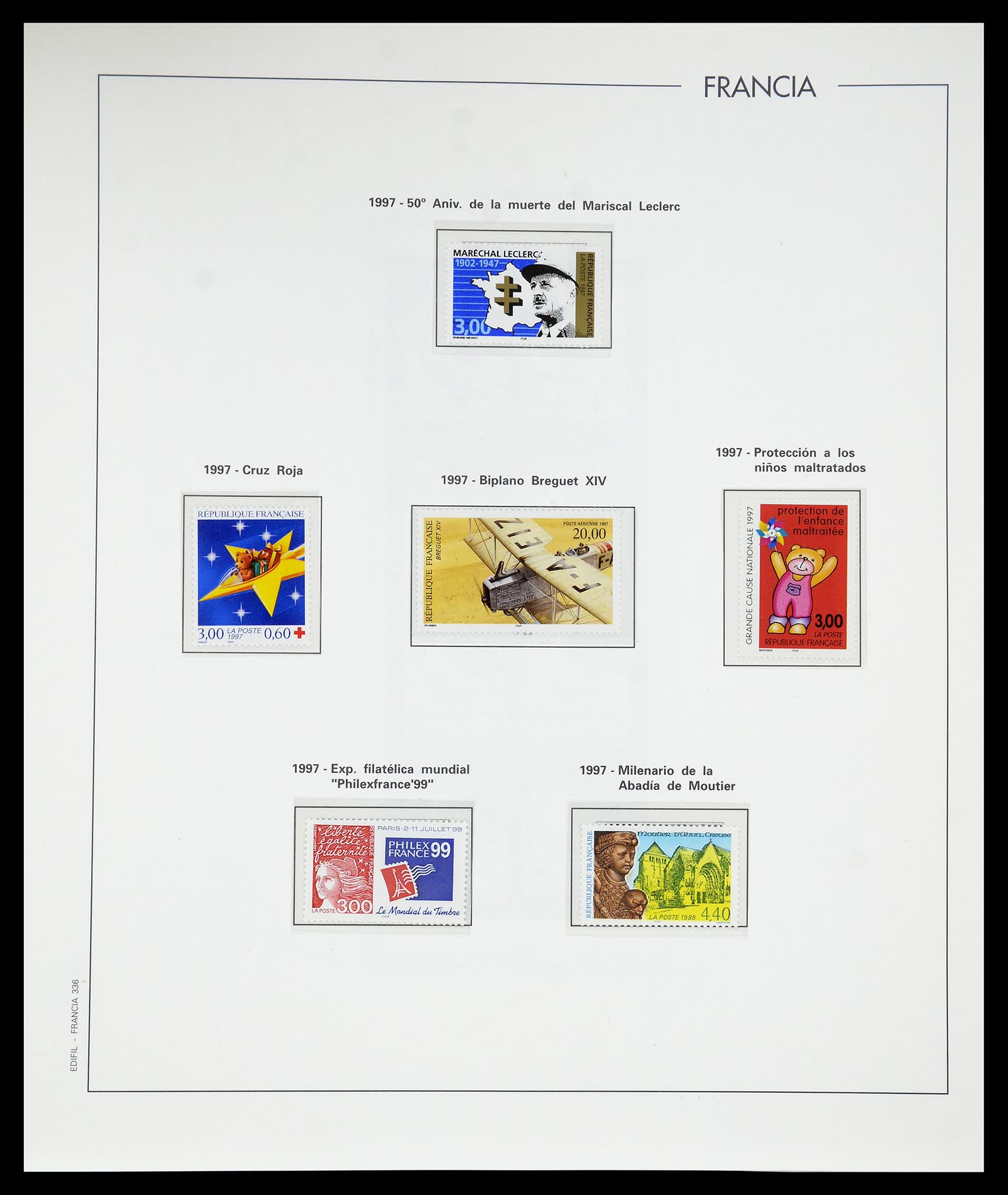 34755 363 - Postzegelverzameling 34755 Frankrijk 1900-2000.