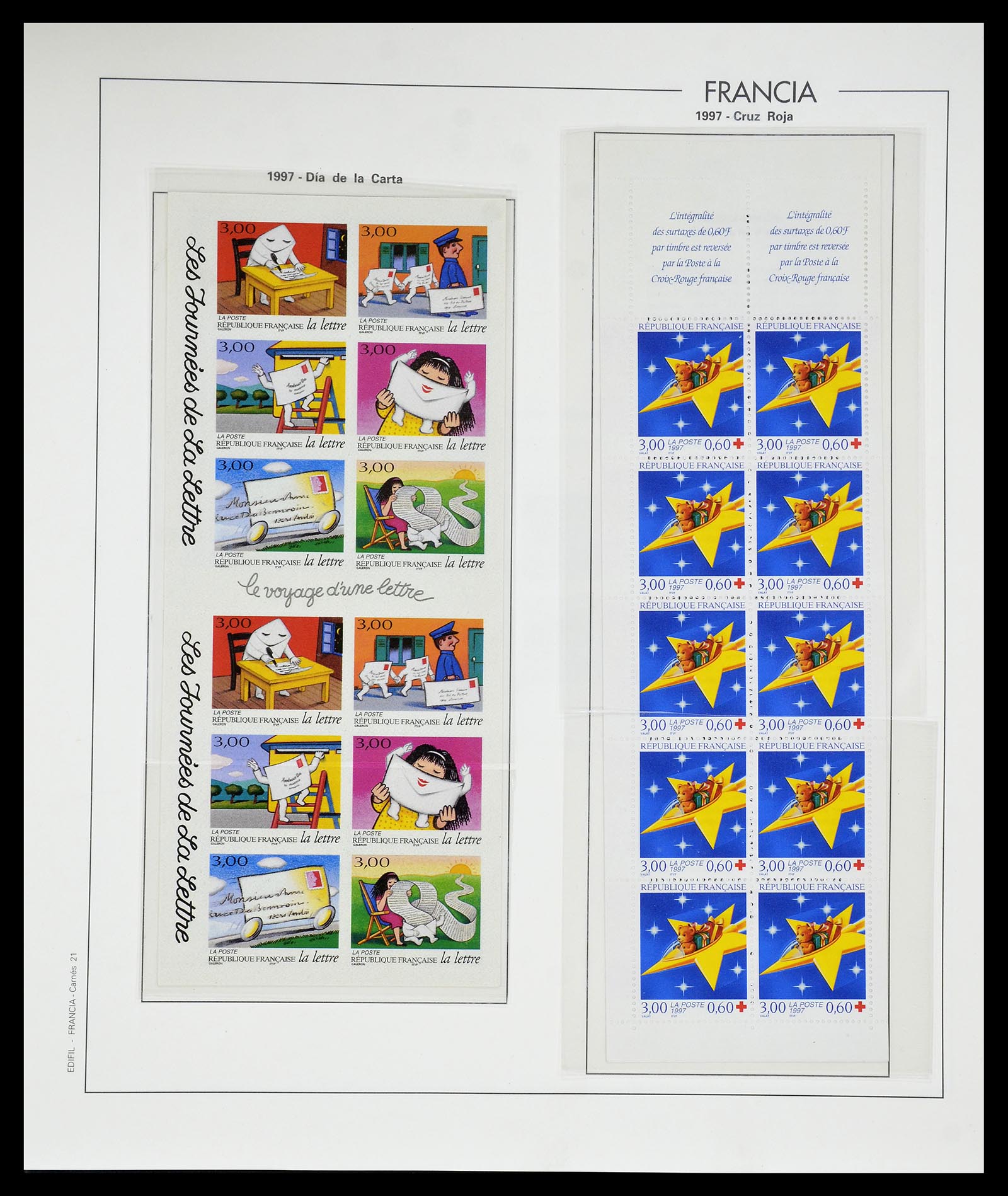 34755 365 - Postzegelverzameling 34755 Frankrijk 1900-2000.