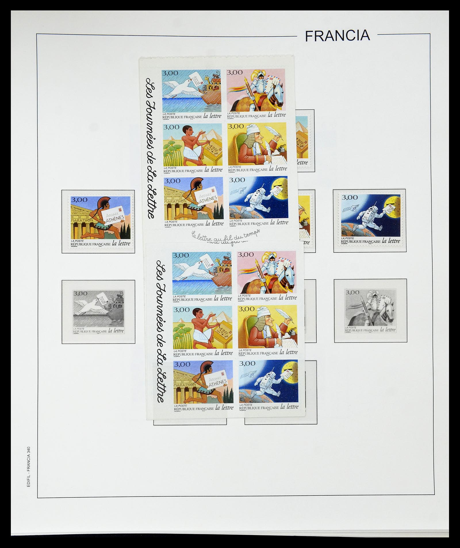 34755 372 - Postzegelverzameling 34755 Frankrijk 1900-2000.