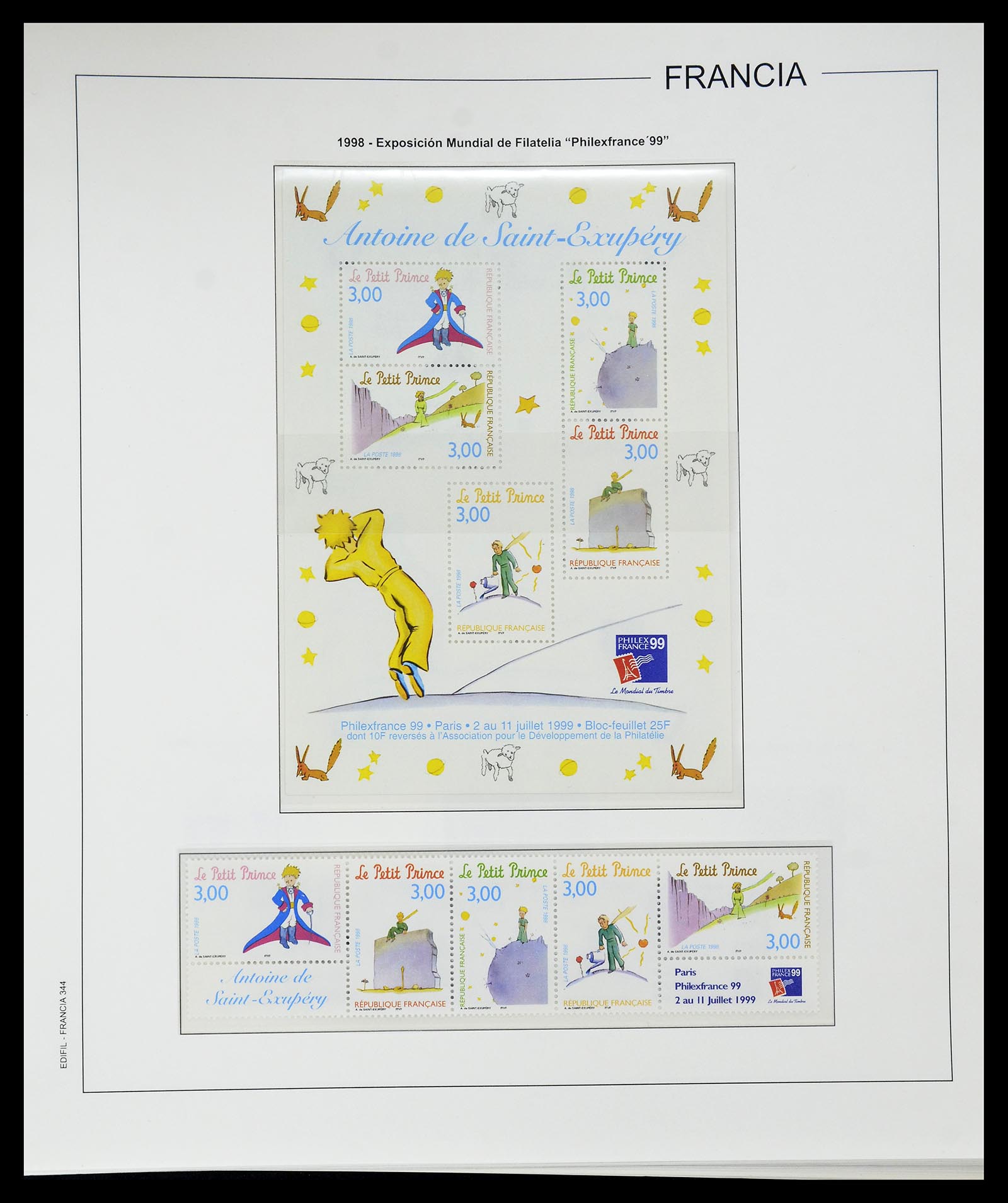 34755 376 - Postzegelverzameling 34755 Frankrijk 1900-2000.