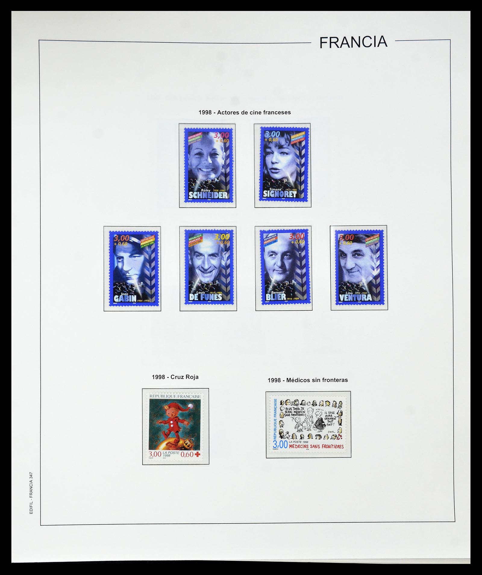 34755 379 - Postzegelverzameling 34755 Frankrijk 1900-2000.