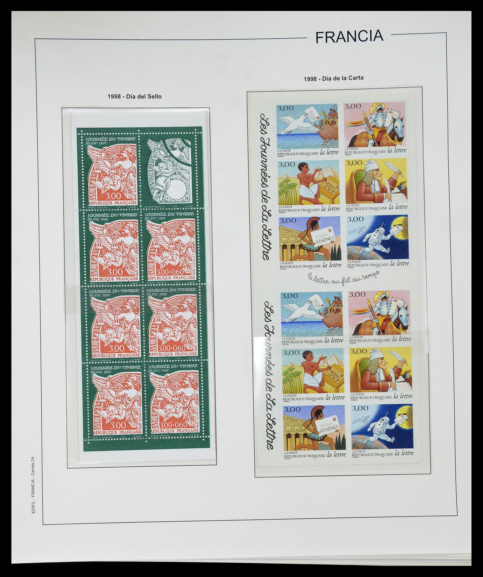 34755 383 - Postzegelverzameling 34755 Frankrijk 1900-2000.