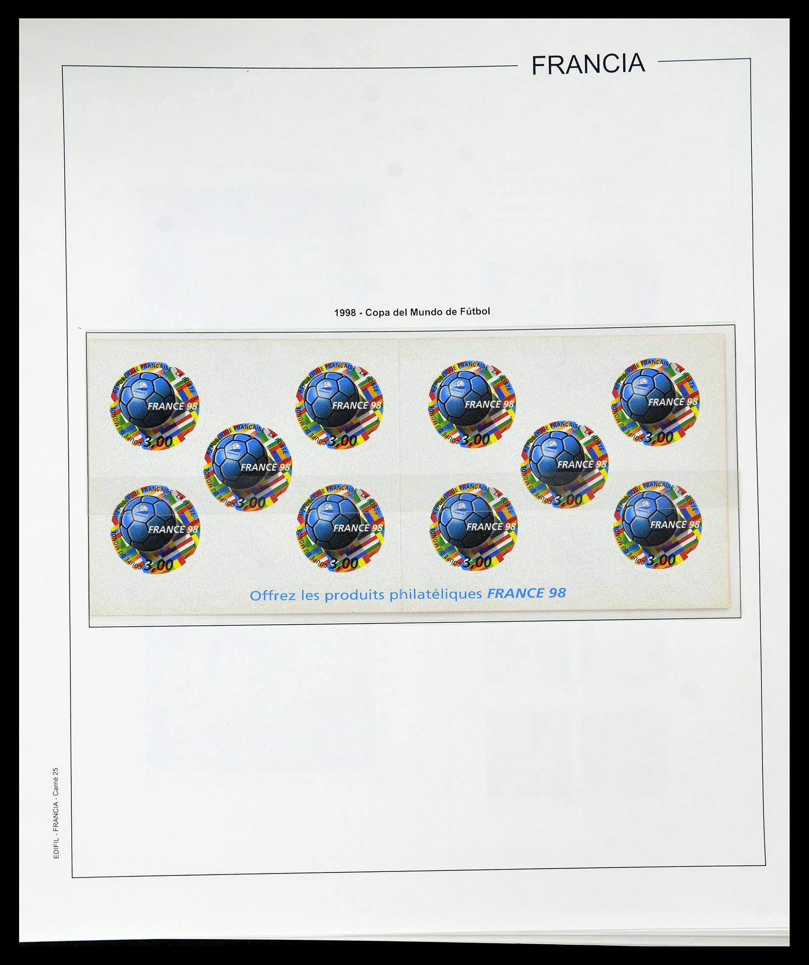 34755 384 - Postzegelverzameling 34755 Frankrijk 1900-2000.
