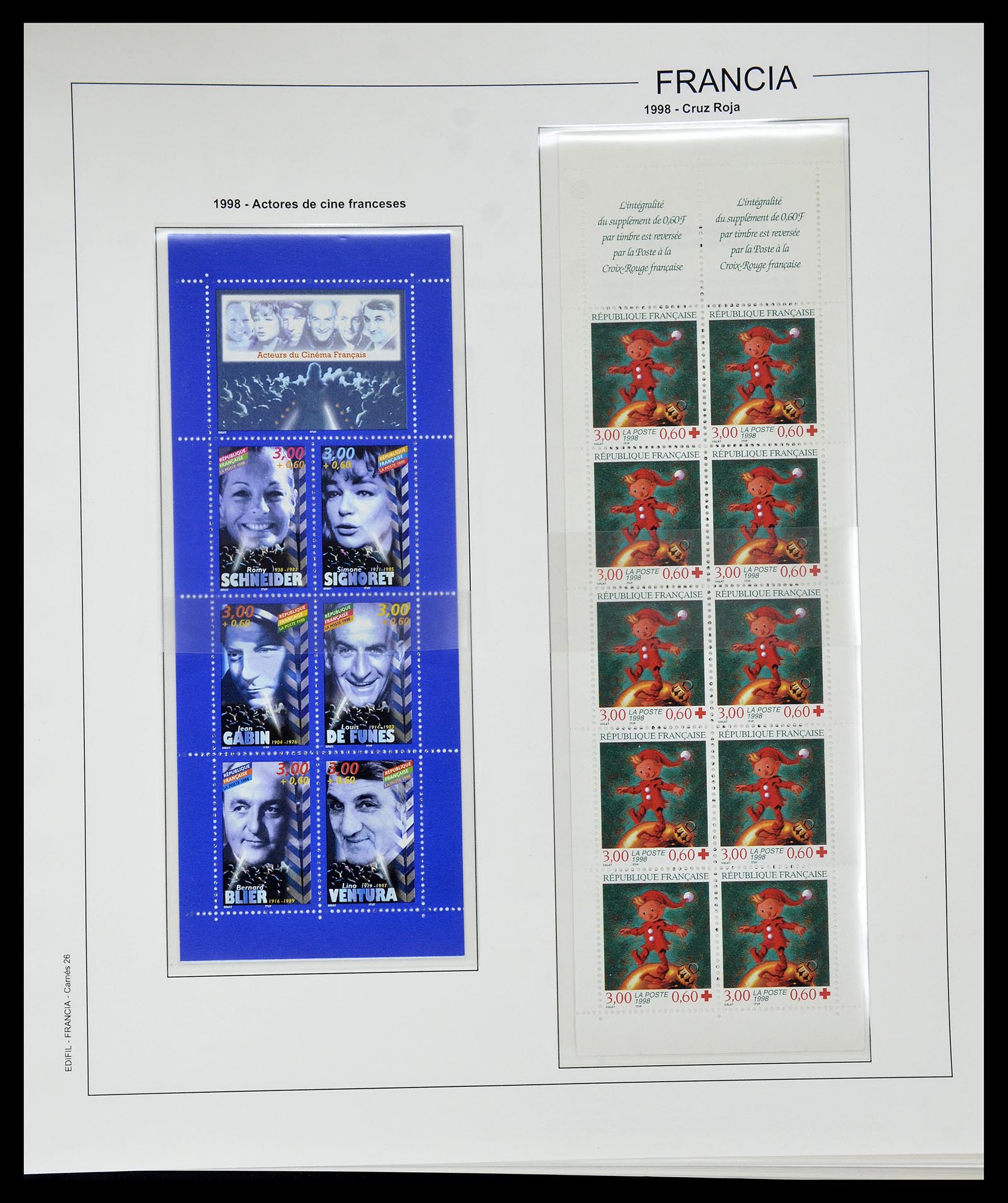 34755 385 - Postzegelverzameling 34755 Frankrijk 1900-2000.