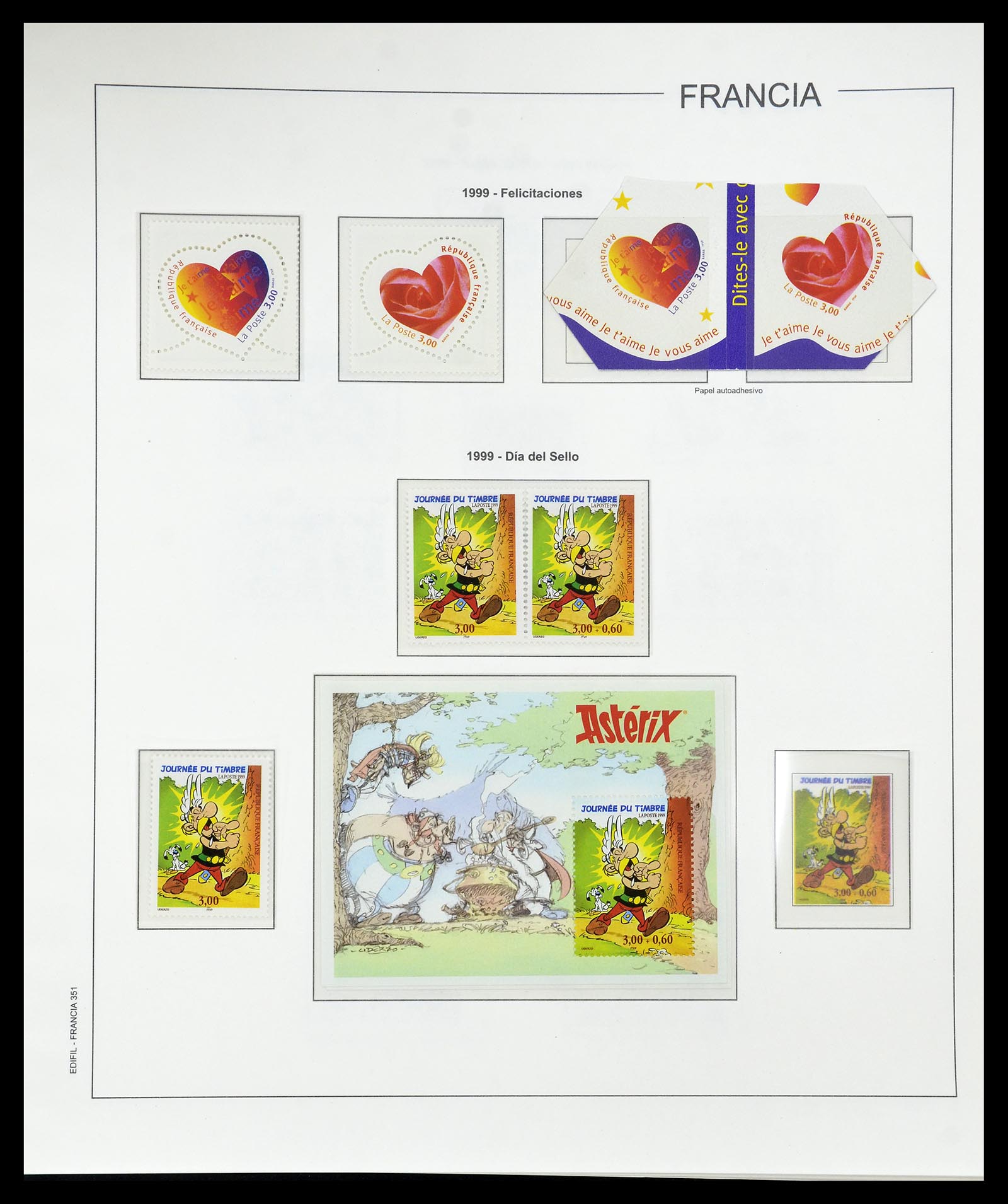 34755 388 - Postzegelverzameling 34755 Frankrijk 1900-2000.