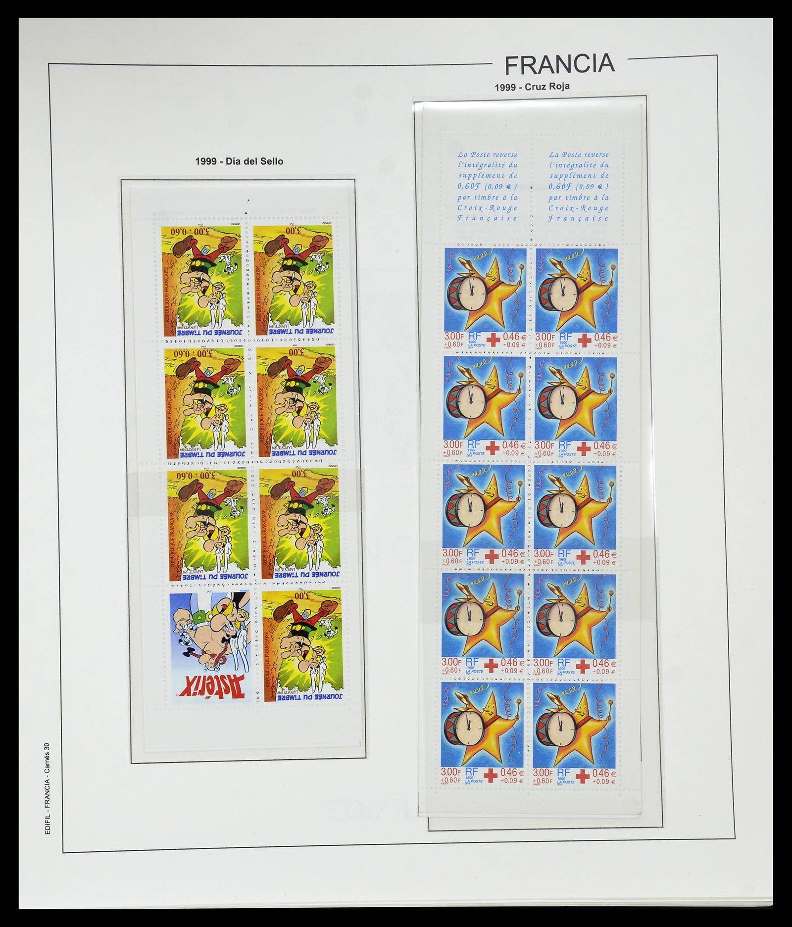 34755 402 - Postzegelverzameling 34755 Frankrijk 1900-2000.