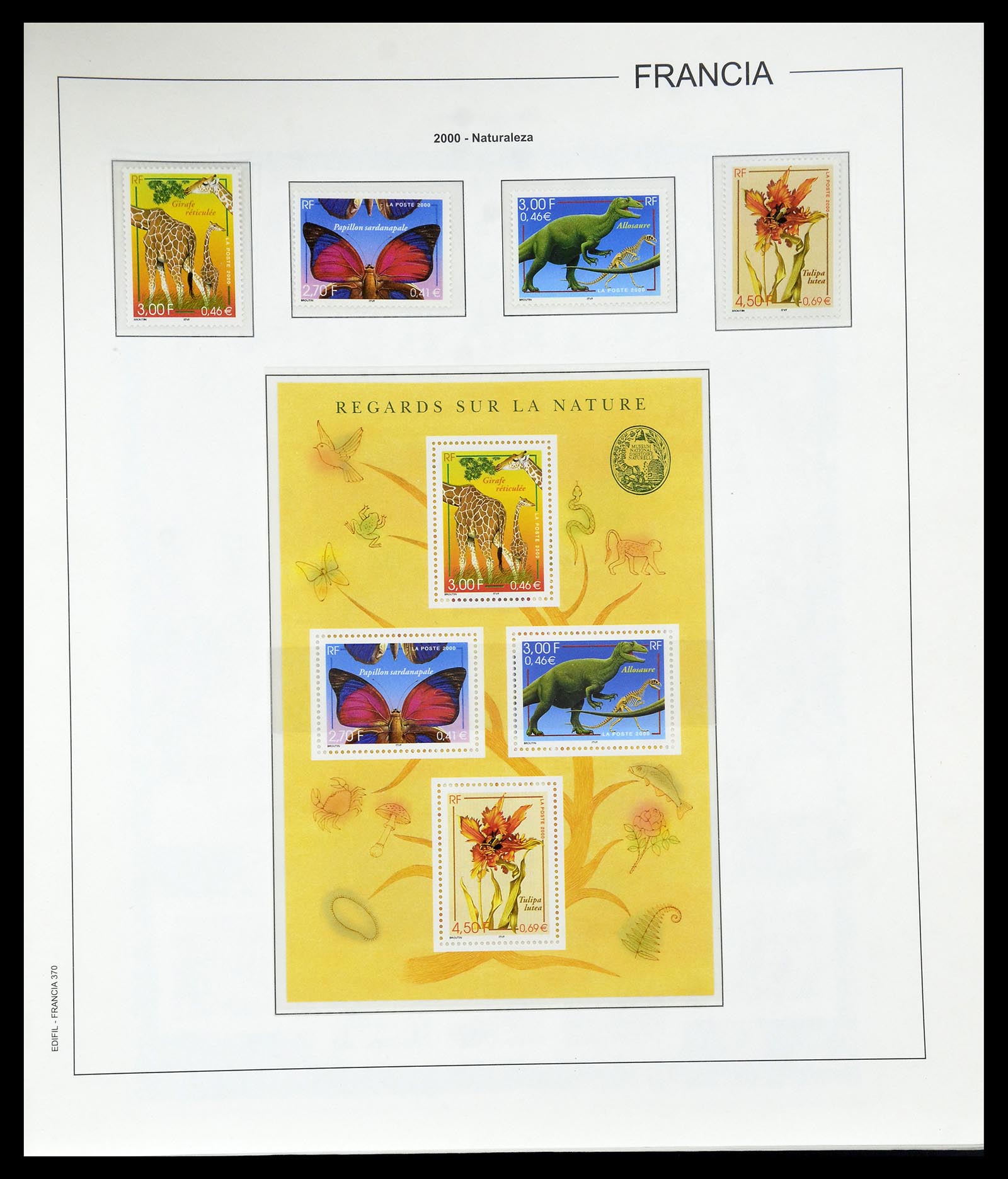 34755 410 - Postzegelverzameling 34755 Frankrijk 1900-2000.