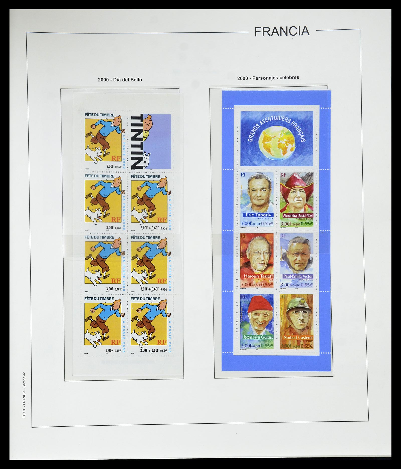 34755 413 - Postzegelverzameling 34755 Frankrijk 1900-2000.