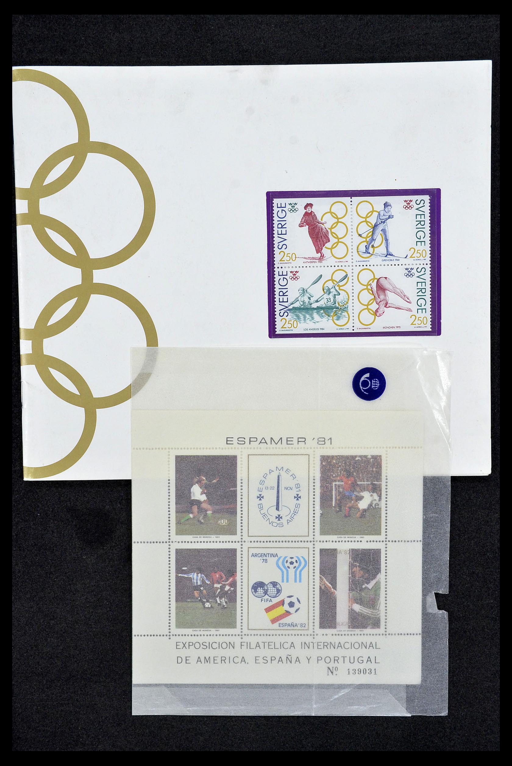 34759 015 - Stamp Collection 34759 Theme Sports 1956-2008.