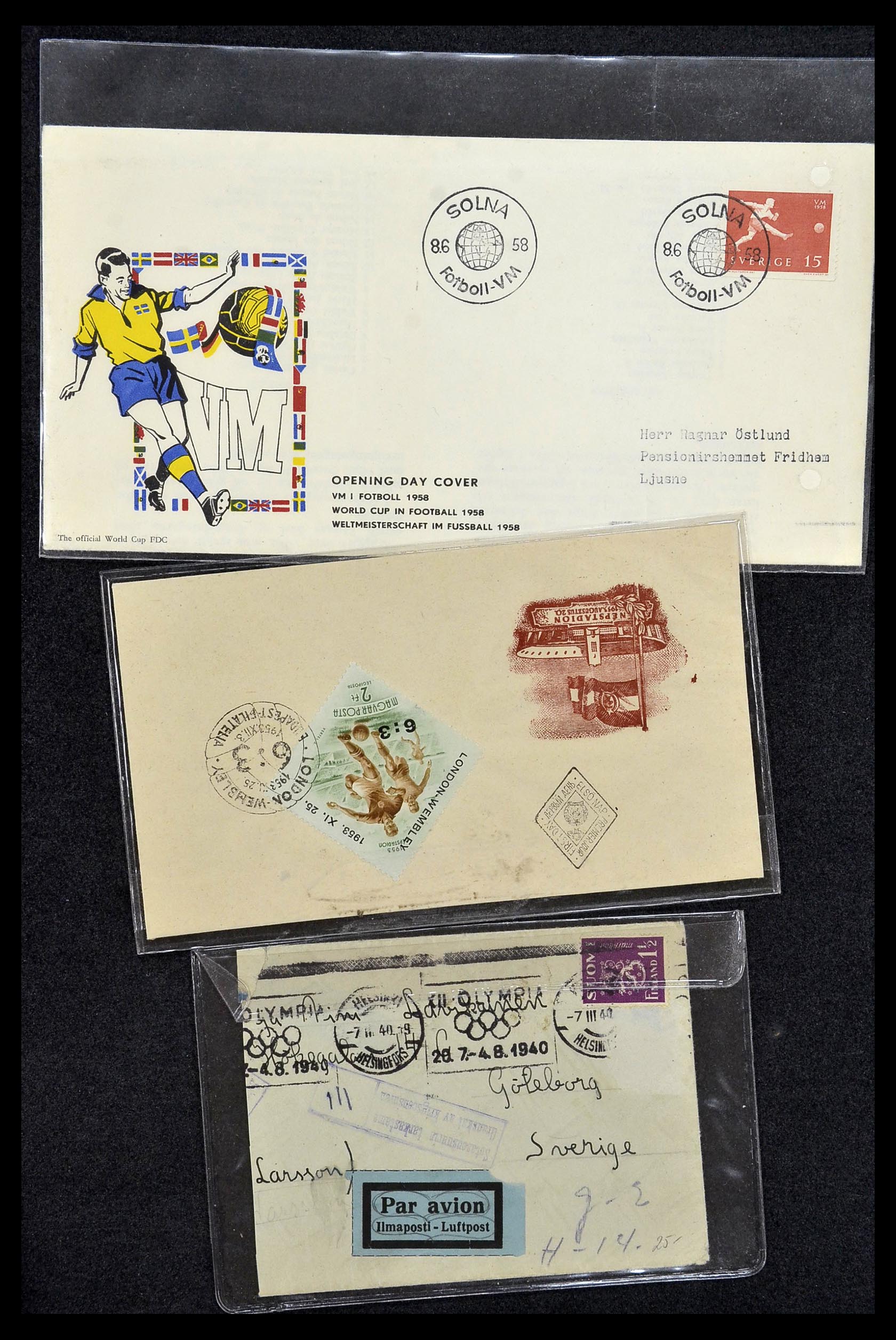 34759 016 - Stamp Collection 34759 Theme Sports 1956-2008.