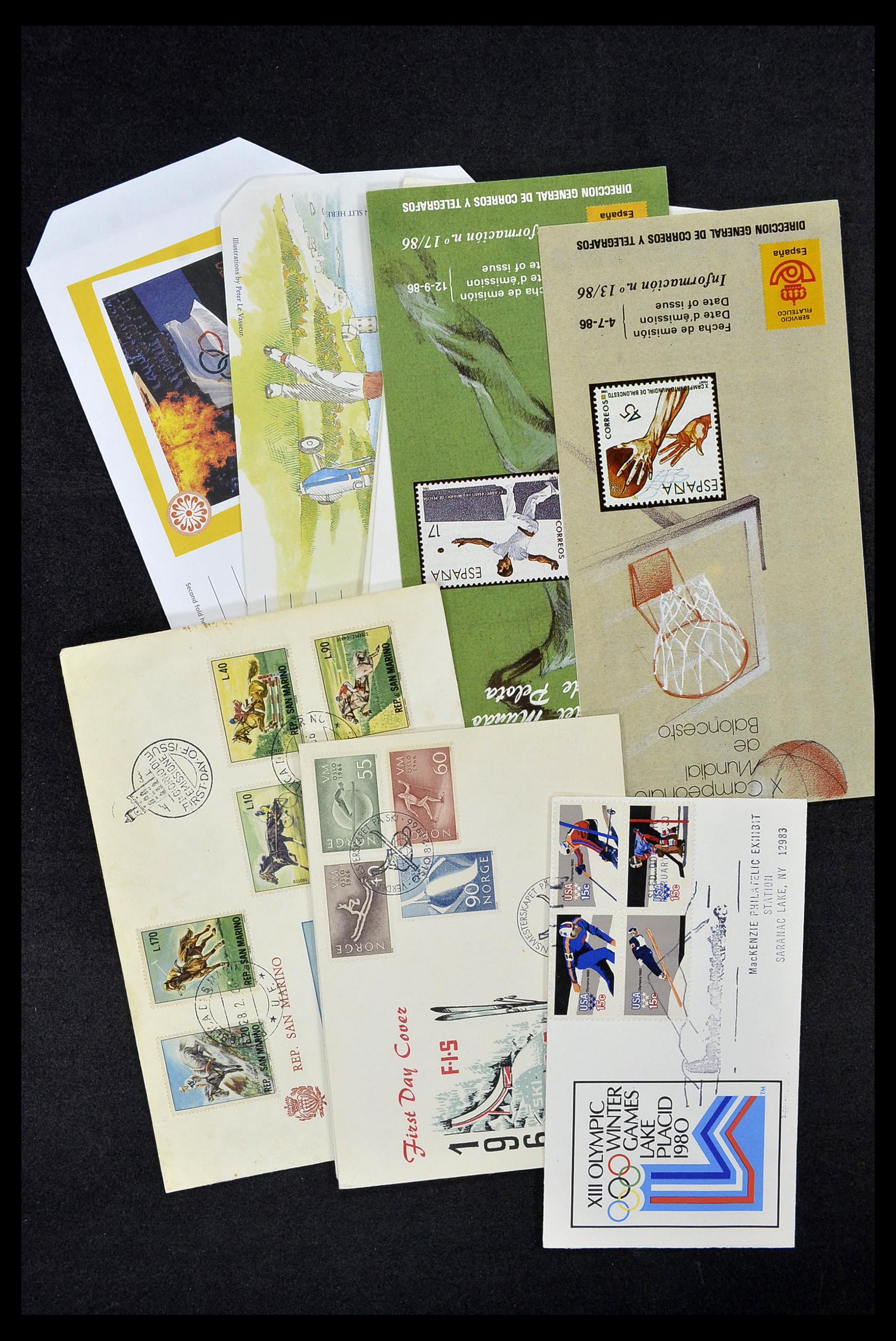 34759 041 - Stamp Collection 34759 Theme Sports 1956-2008.