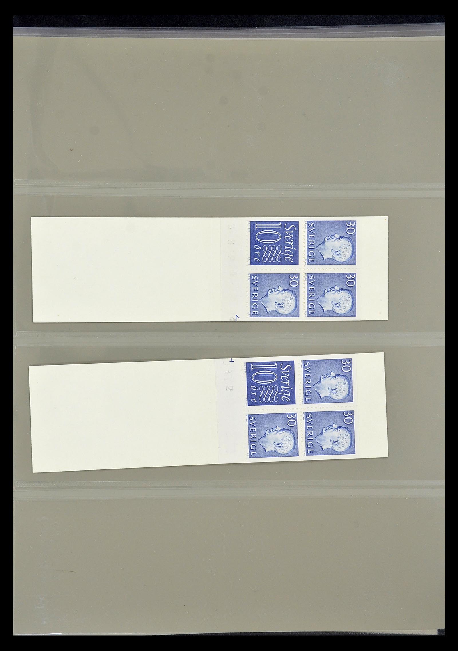 34760 021 - Stamp Collection 34760 Sweden stamp booklets 1945-1973.