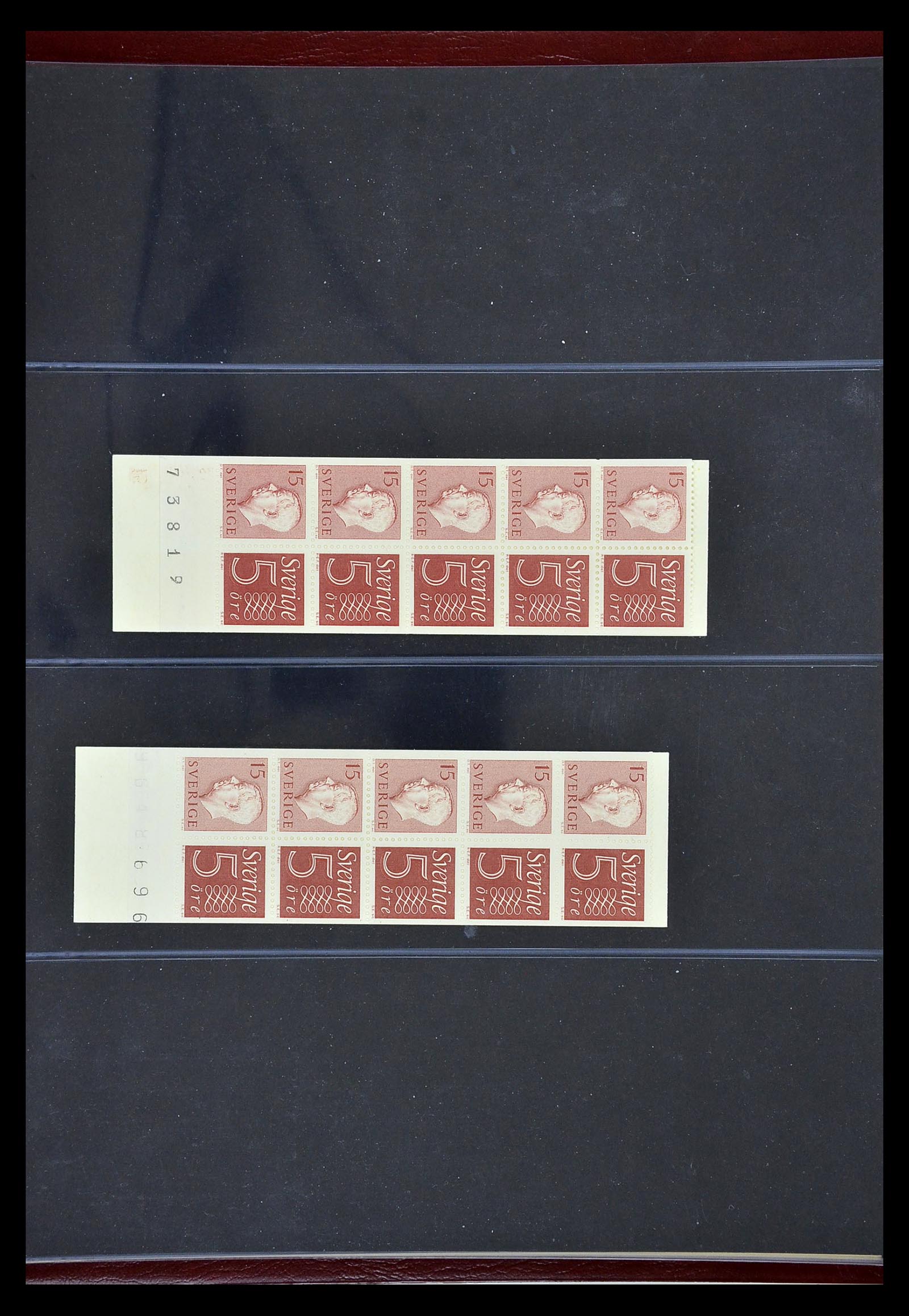 34760 082 - Stamp Collection 34760 Sweden stamp booklets 1945-1973.