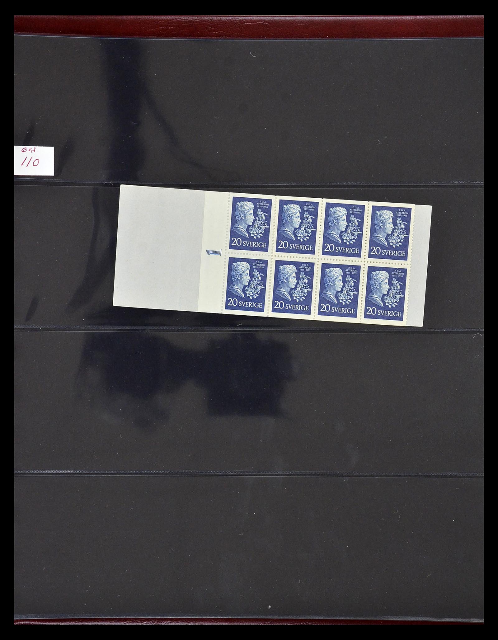 34760 127 - Postzegelverzameling 34760 Zweden postzegelboekjes 1945-1973.