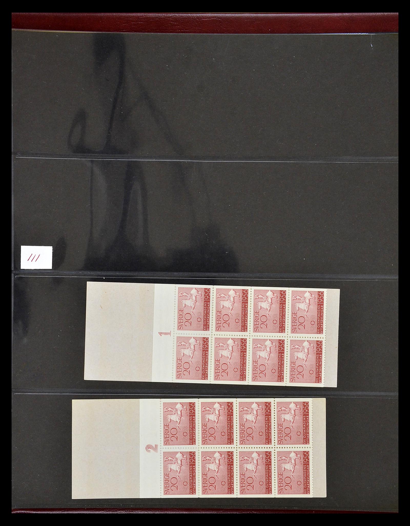 34760 128 - Postzegelverzameling 34760 Zweden postzegelboekjes 1945-1973.