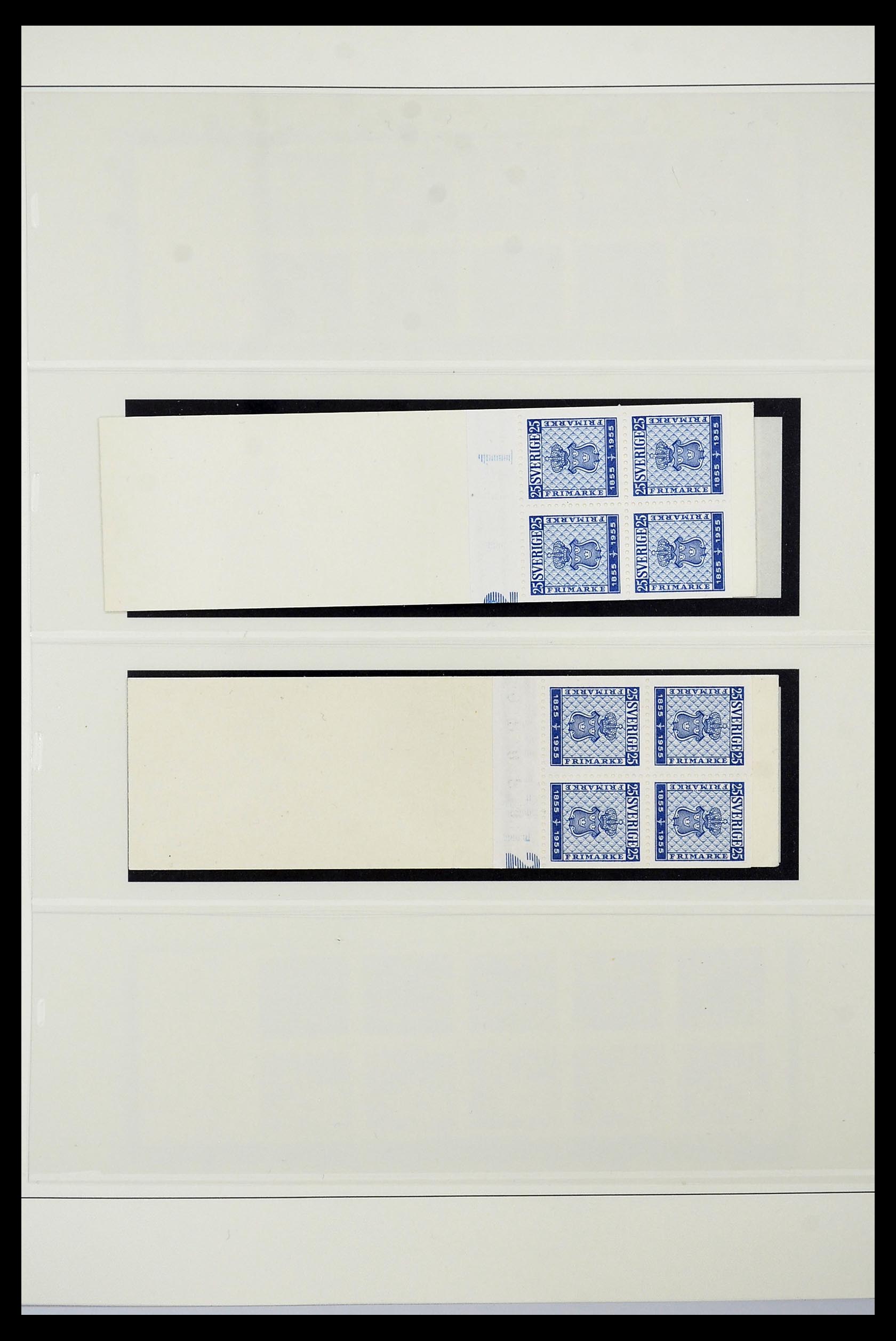 34760 198 - Postzegelverzameling 34760 Zweden postzegelboekjes 1945-1973.