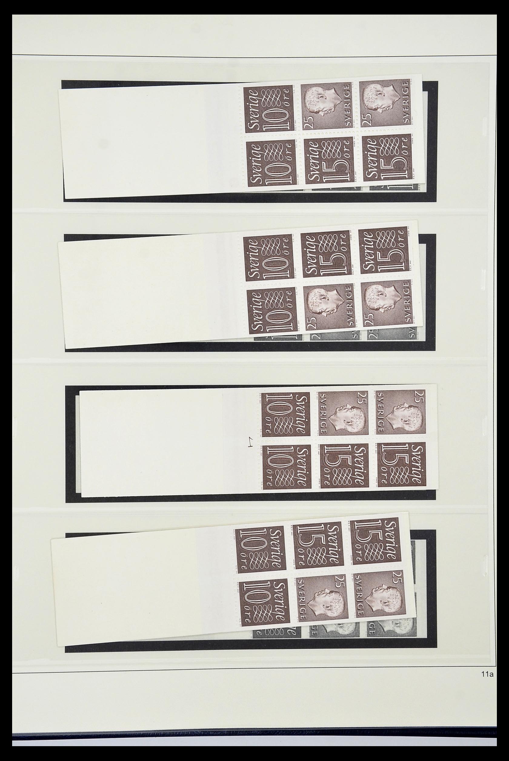 34760 216 - Postzegelverzameling 34760 Zweden postzegelboekjes 1945-1973.