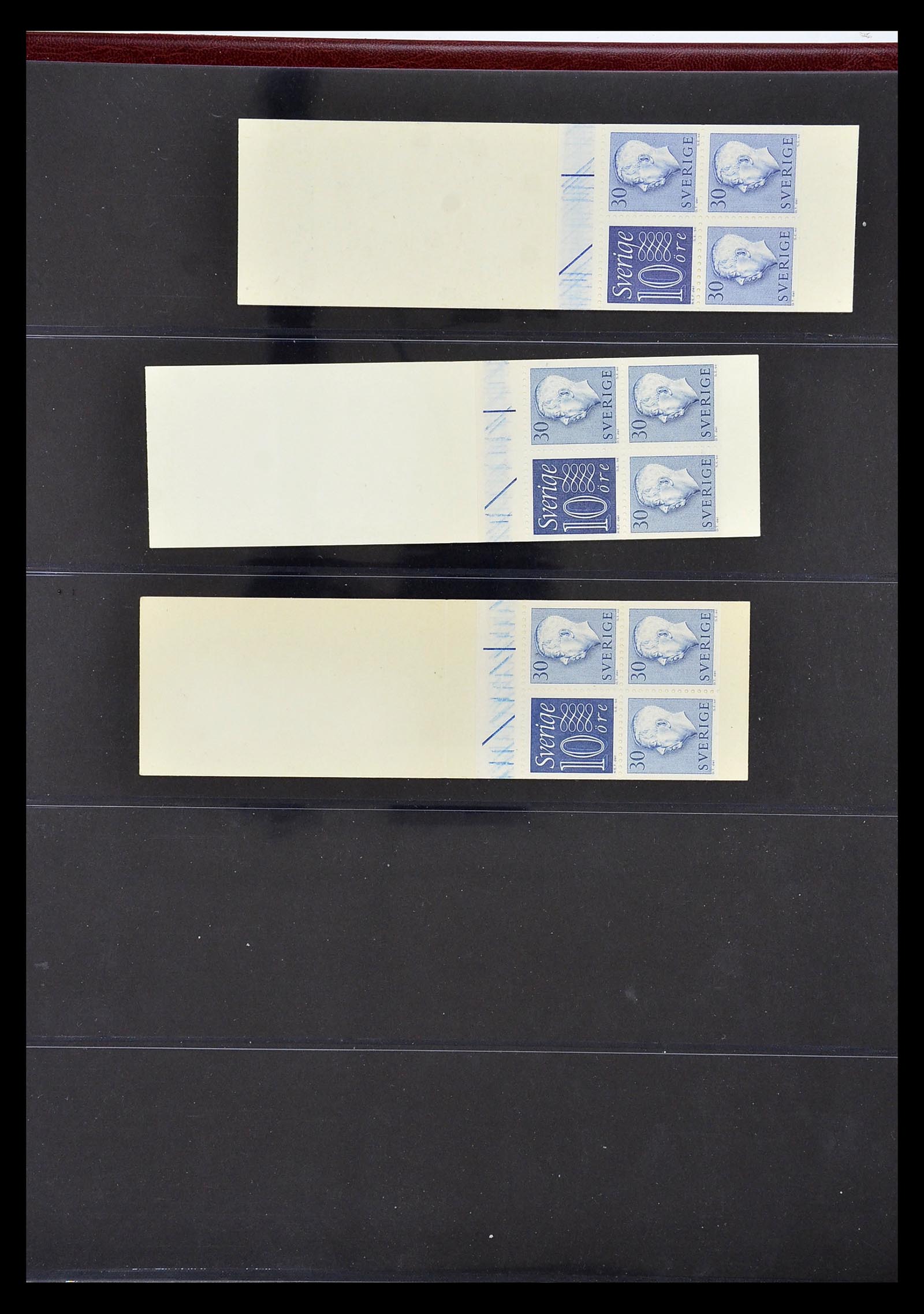 34760 237 - Stamp Collection 34760 Sweden stamp booklets 1945-1973.