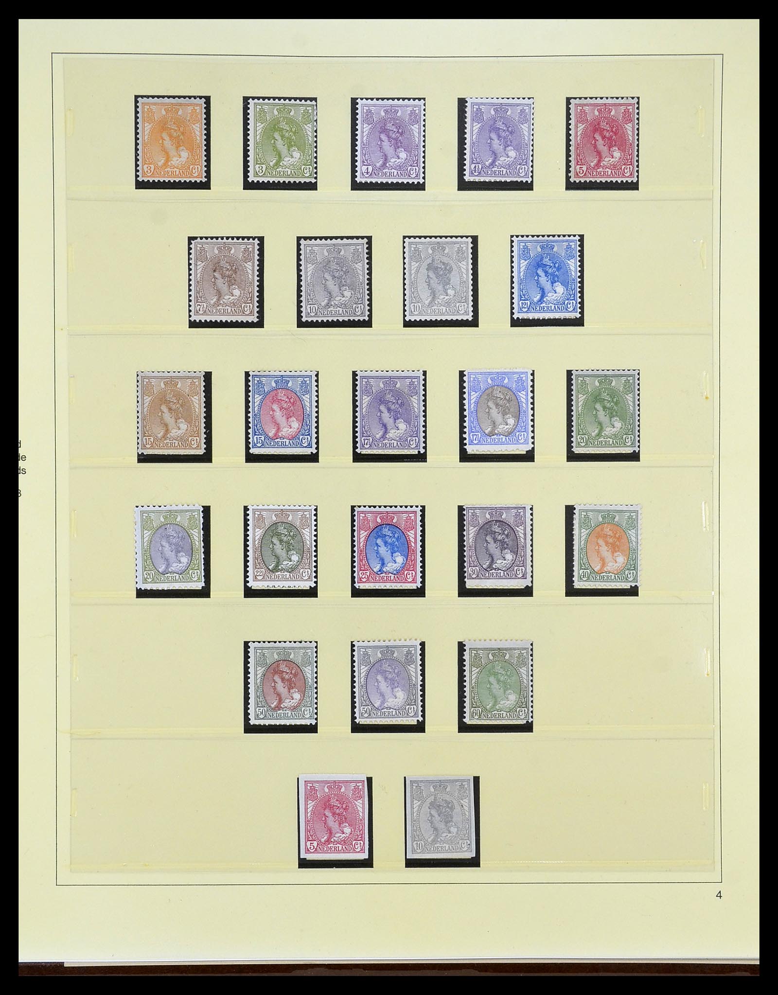 34761 004 - Postzegelverzameling 34761 Nederland 1869-1960.