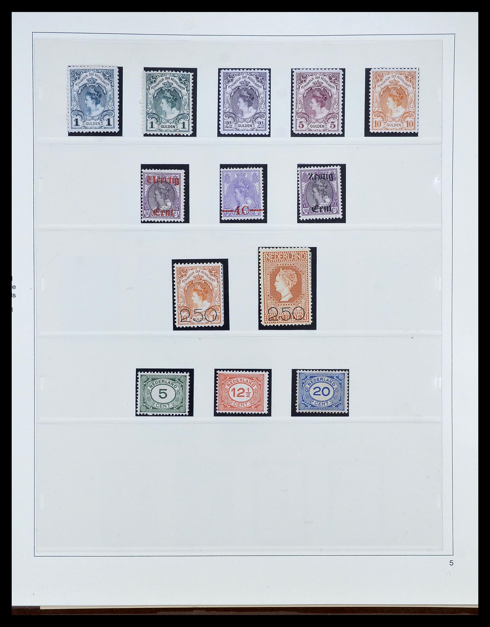 34761 005 - Postzegelverzameling 34761 Nederland 1869-1960.