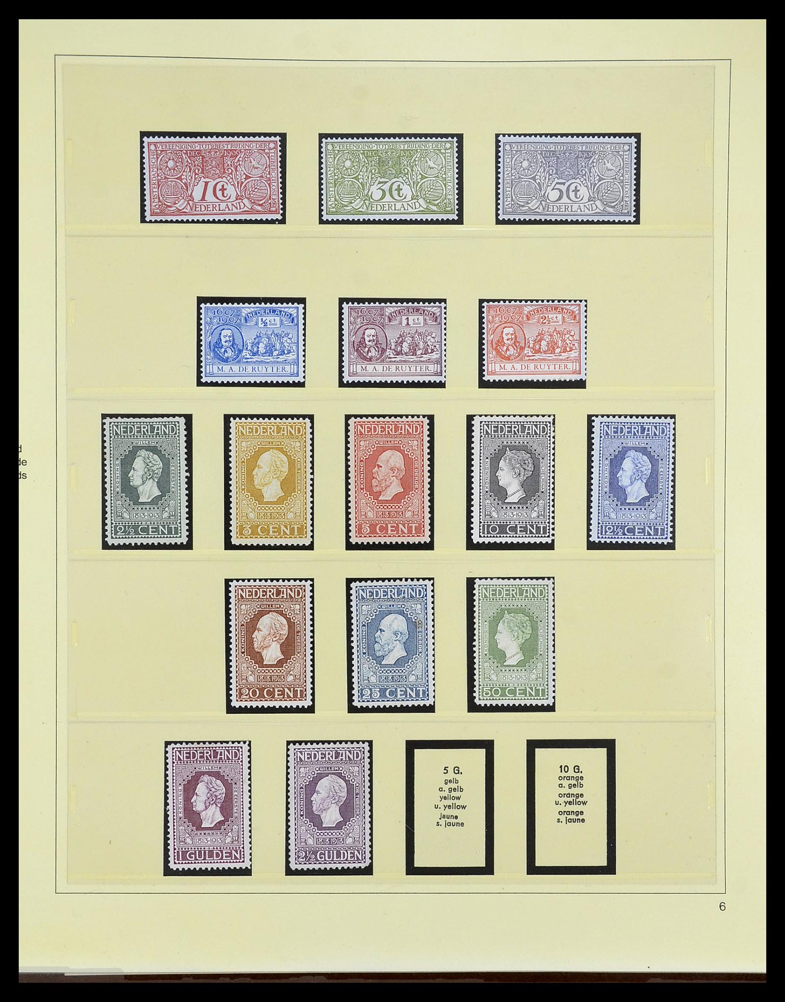 34761 006 - Postzegelverzameling 34761 Nederland 1869-1960.