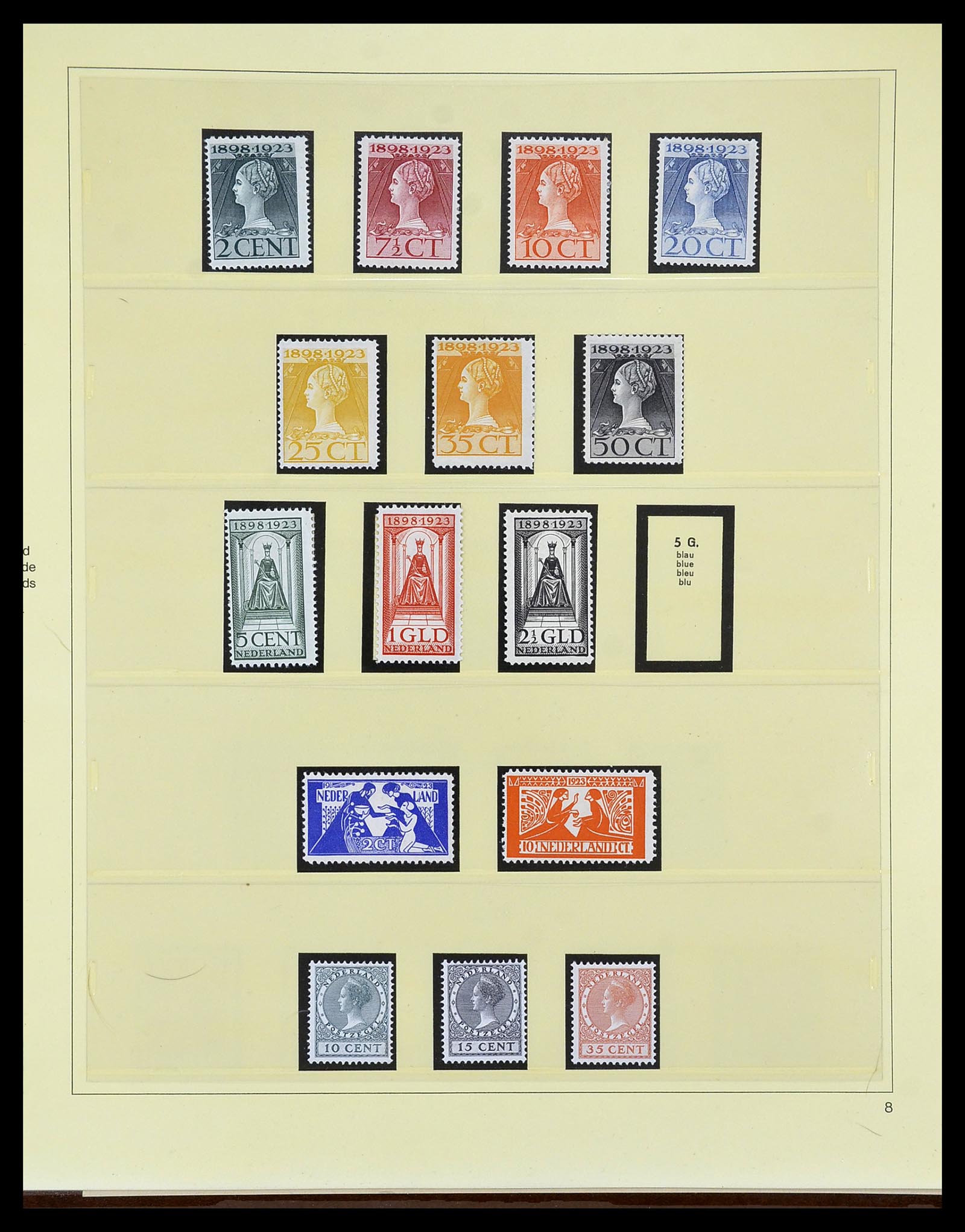 34761 008 - Postzegelverzameling 34761 Nederland 1869-1960.