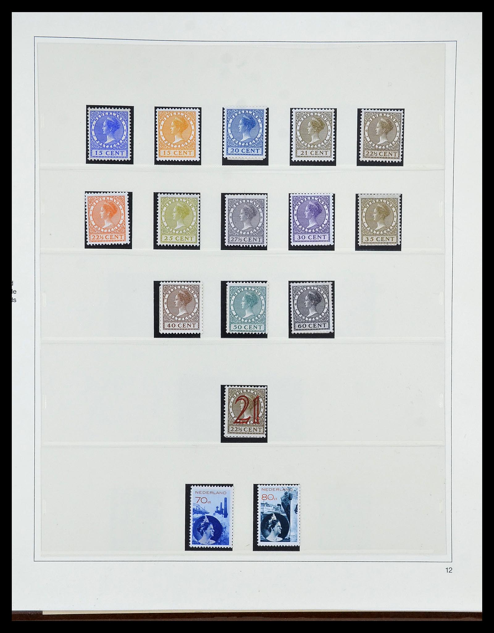 34761 012 - Postzegelverzameling 34761 Nederland 1869-1960.