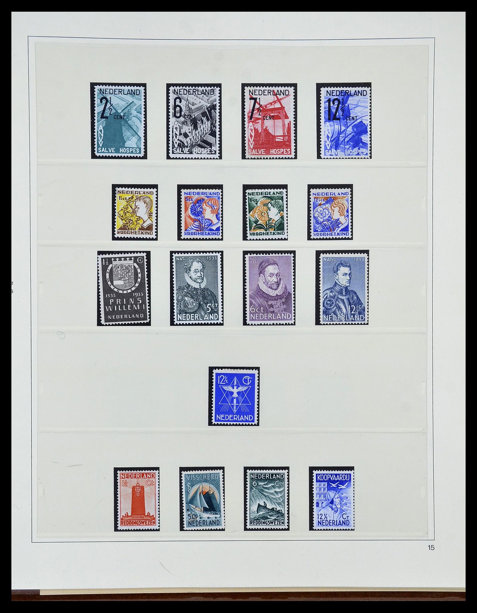 34761 015 - Postzegelverzameling 34761 Nederland 1869-1960.