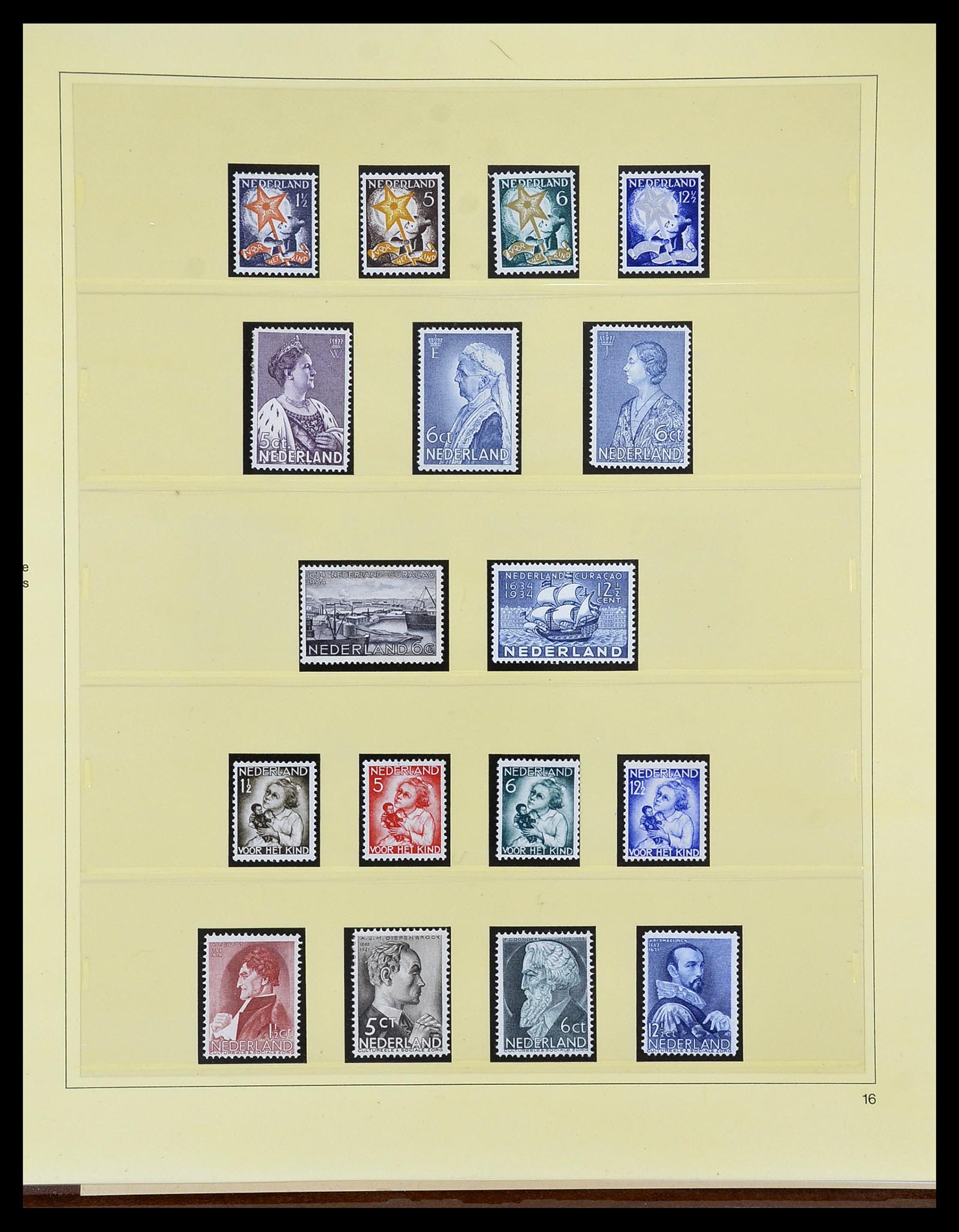 34761 016 - Postzegelverzameling 34761 Nederland 1869-1960.