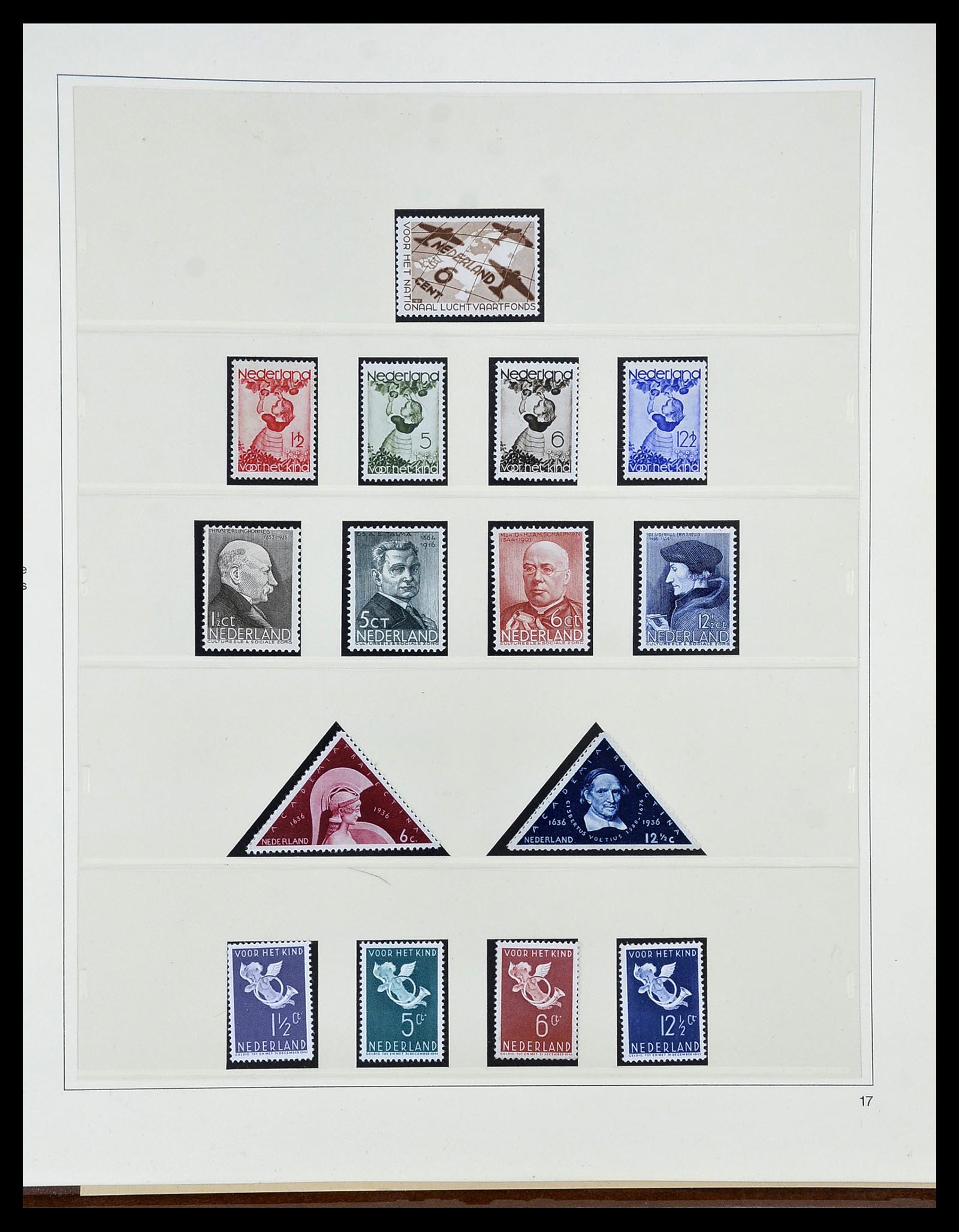 34761 017 - Postzegelverzameling 34761 Nederland 1869-1960.