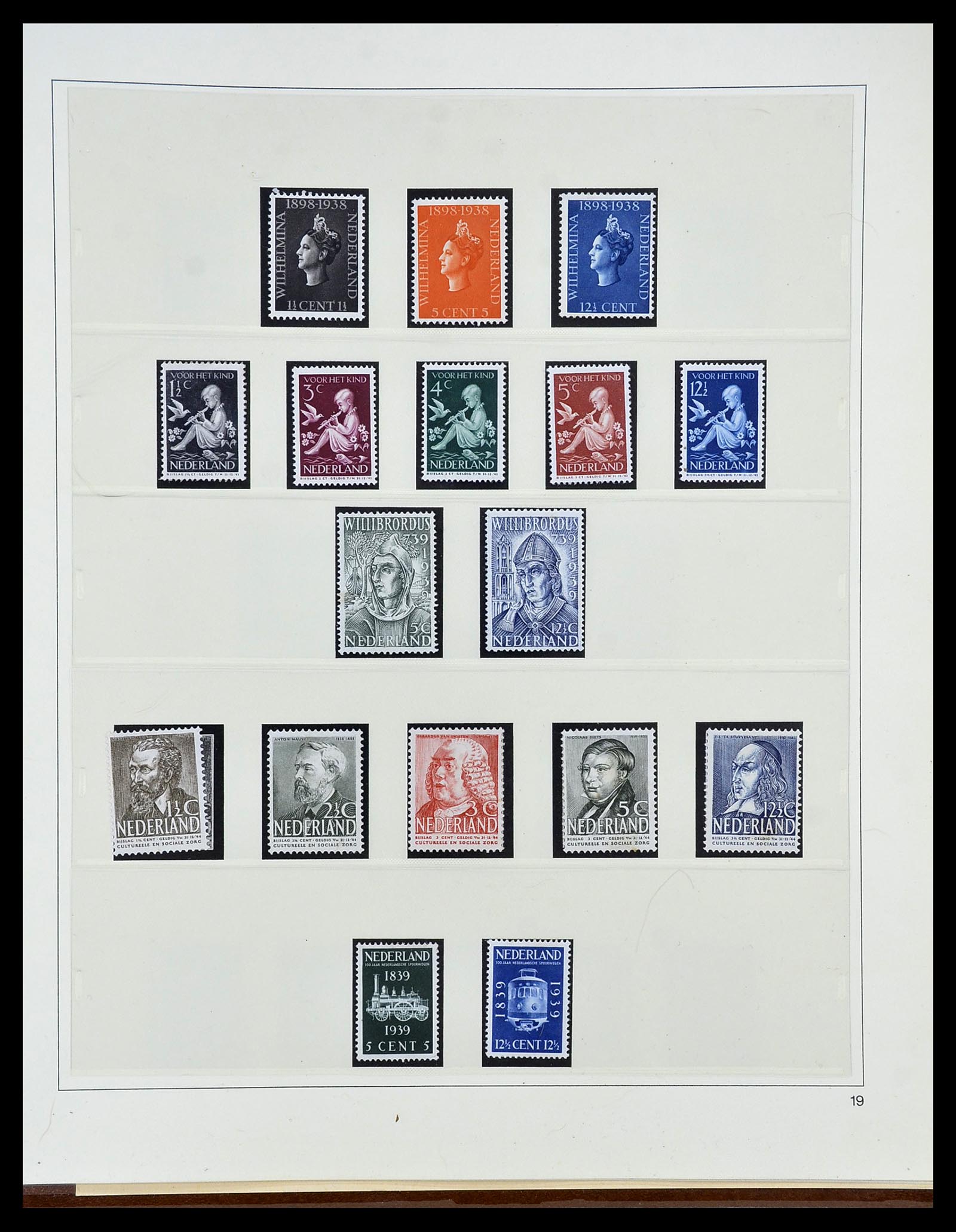 34761 019 - Postzegelverzameling 34761 Nederland 1869-1960.