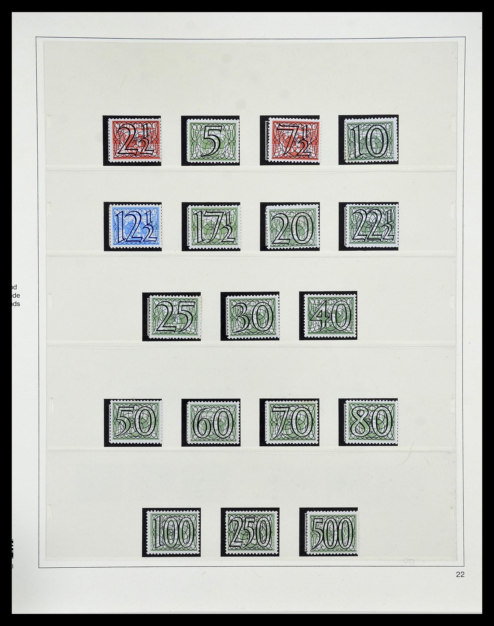 34761 022 - Postzegelverzameling 34761 Nederland 1869-1960.
