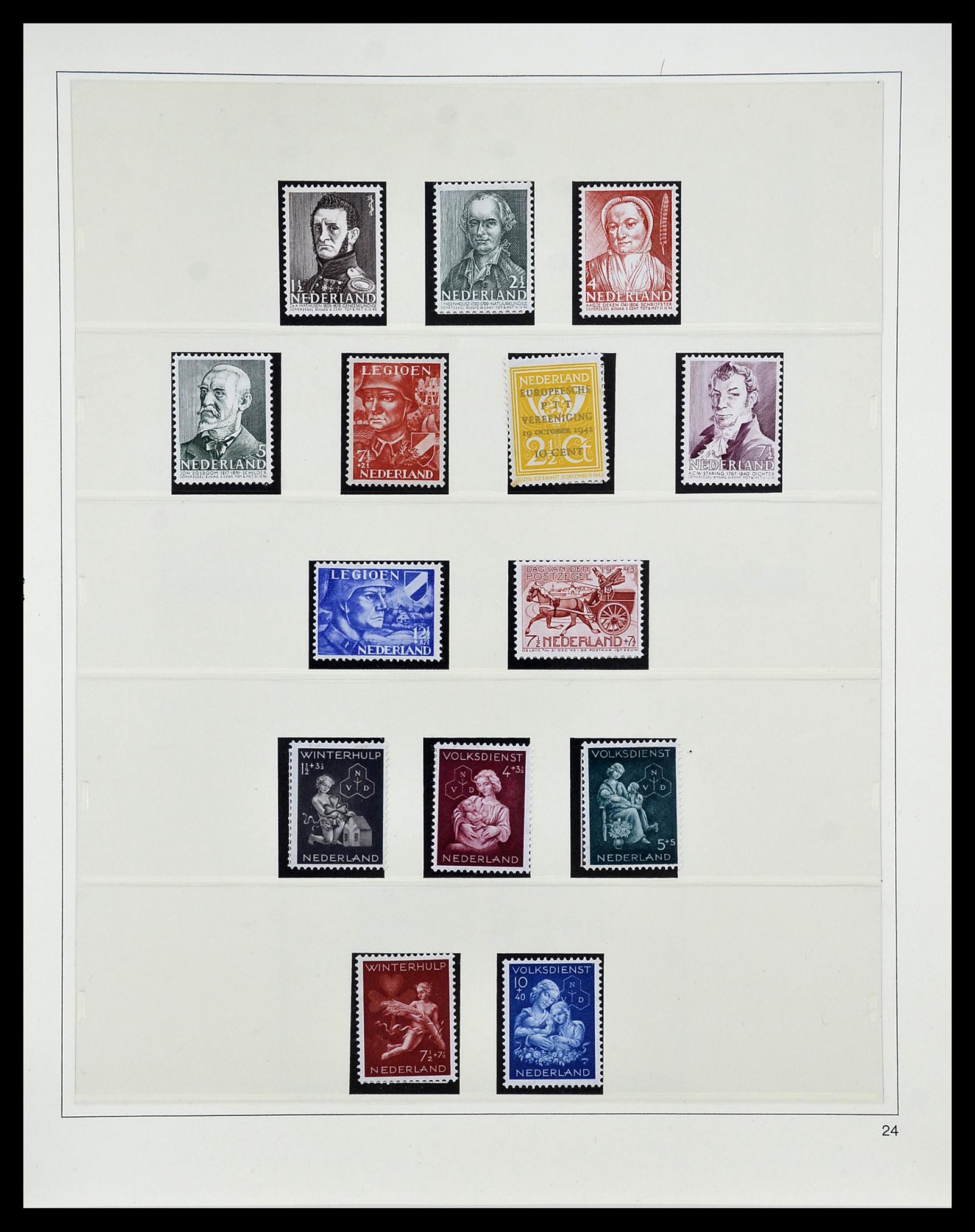 34761 025 - Postzegelverzameling 34761 Nederland 1869-1960.
