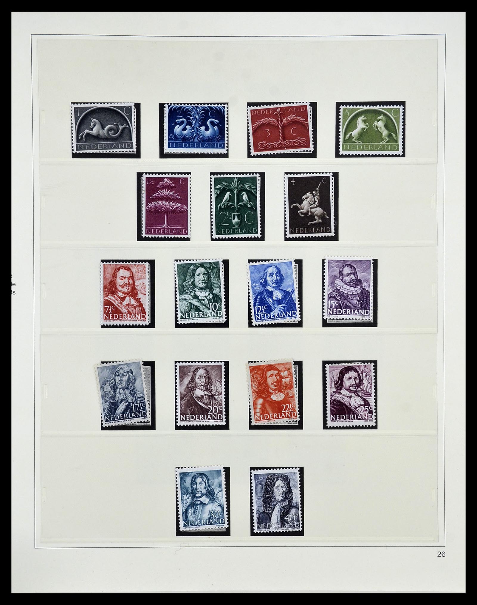 34761 027 - Postzegelverzameling 34761 Nederland 1869-1960.