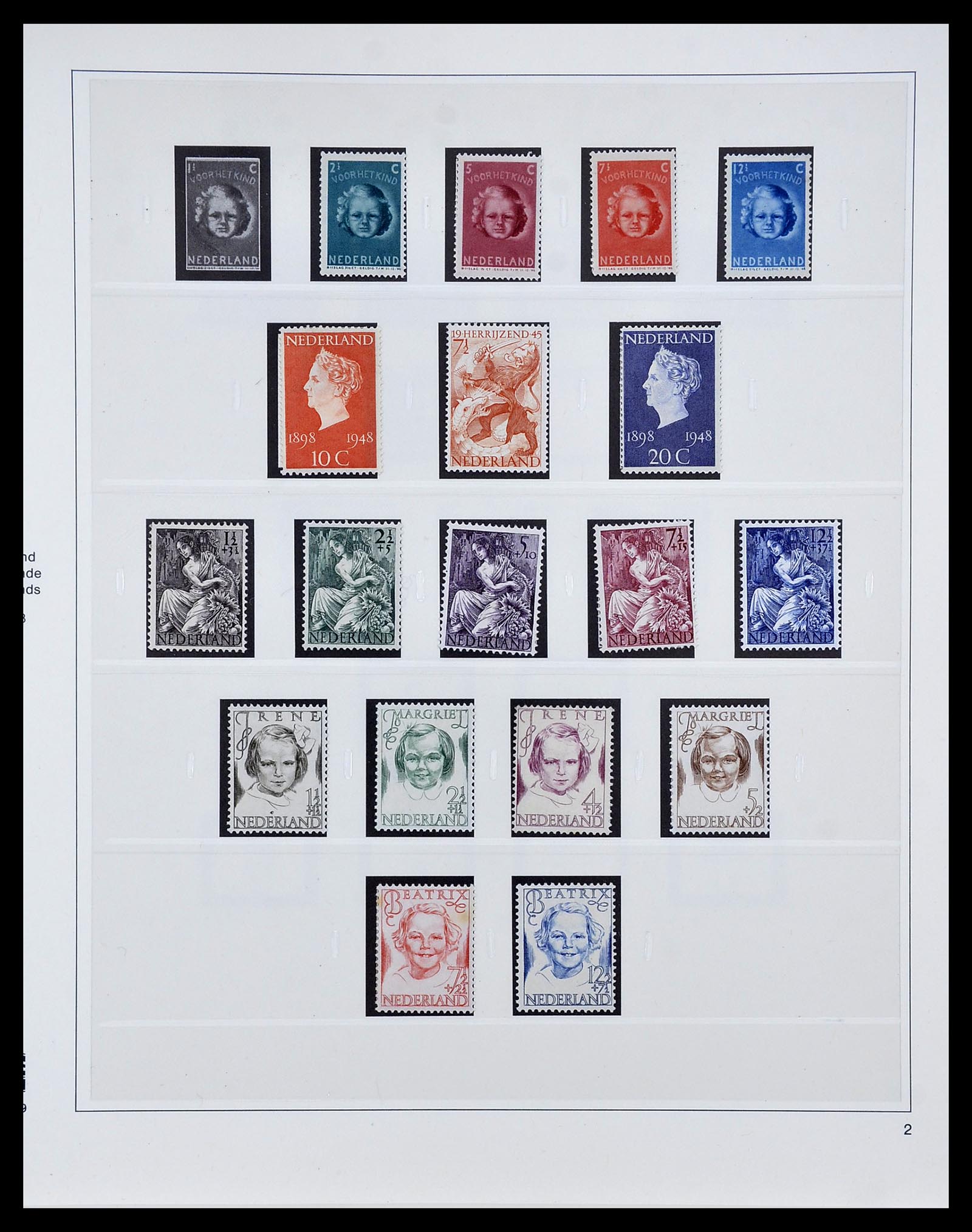 34761 029 - Postzegelverzameling 34761 Nederland 1869-1960.