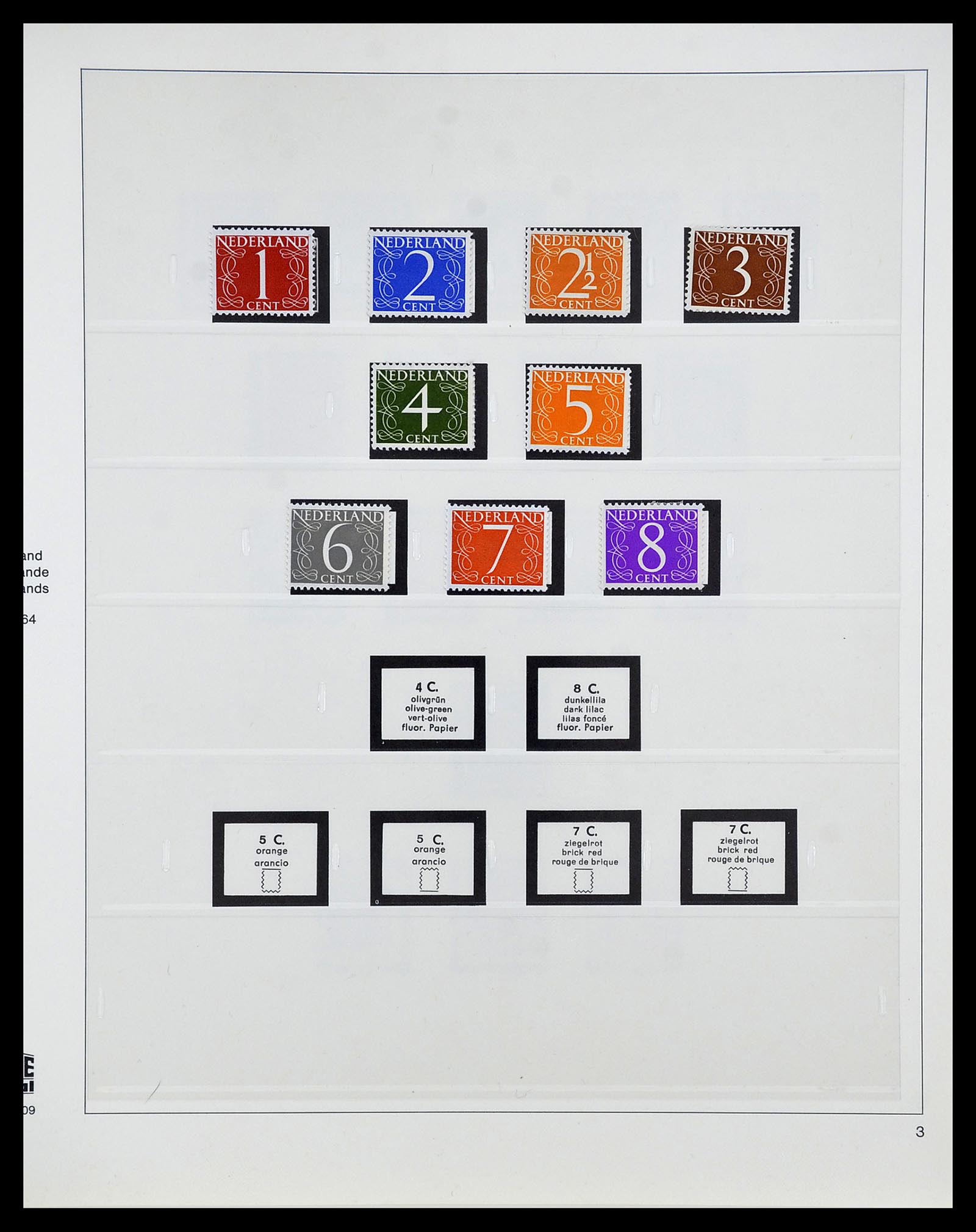 34761 030 - Postzegelverzameling 34761 Nederland 1869-1960.
