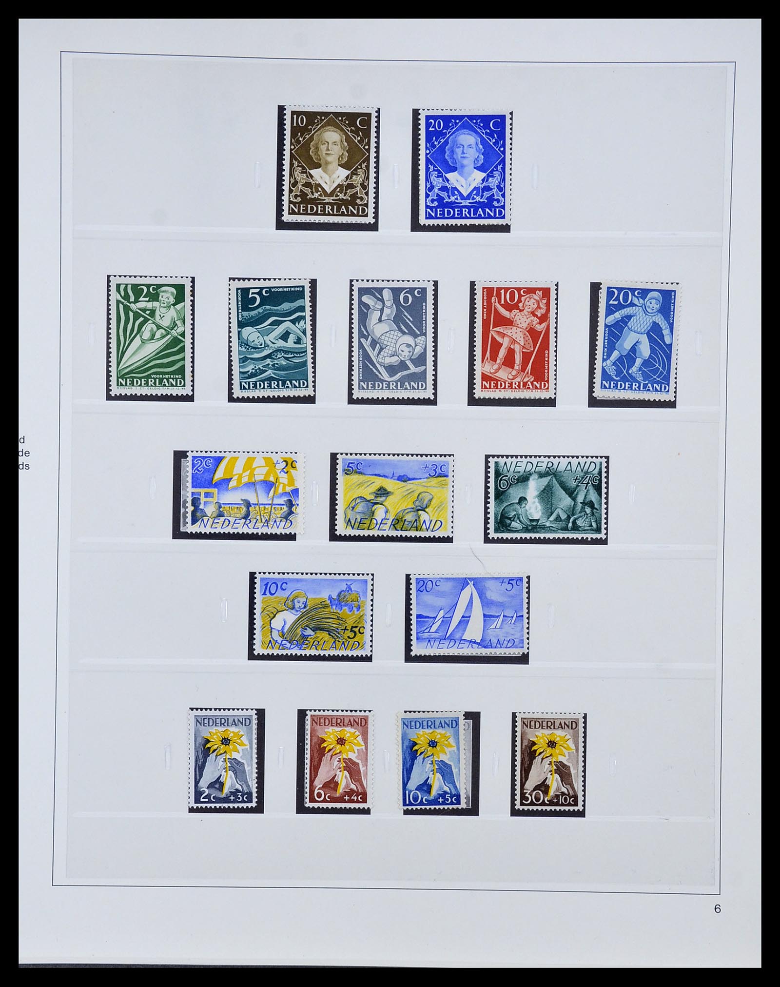 34761 032 - Postzegelverzameling 34761 Nederland 1869-1960.