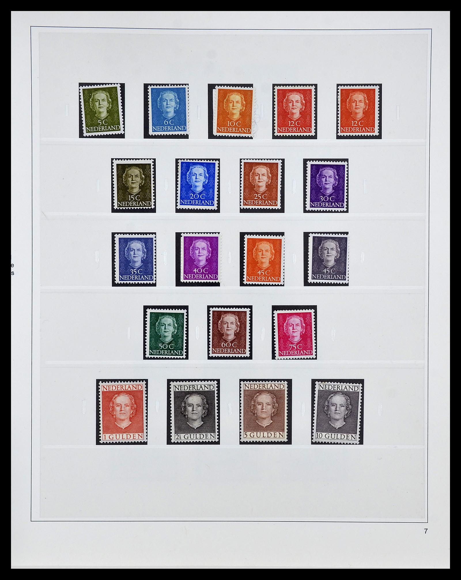 34761 033 - Postzegelverzameling 34761 Nederland 1869-1960.