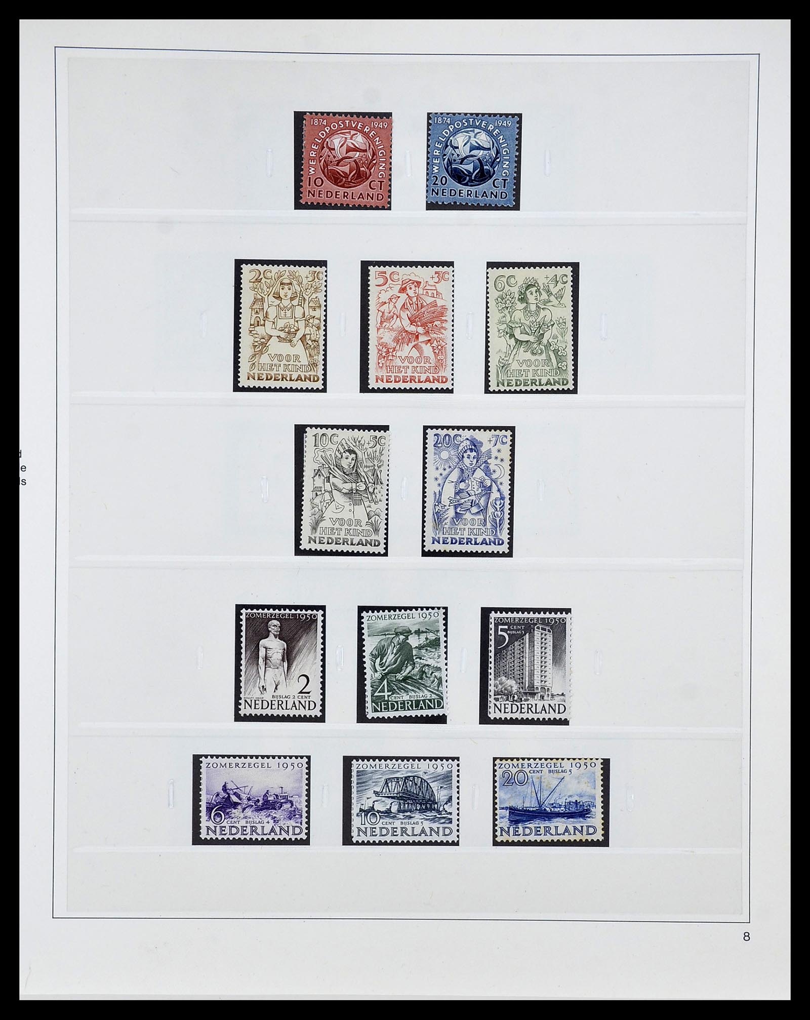 34761 034 - Postzegelverzameling 34761 Nederland 1869-1960.