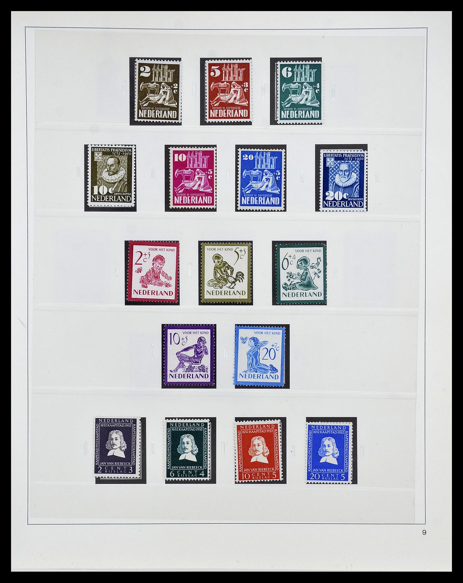 34761 035 - Postzegelverzameling 34761 Nederland 1869-1960.