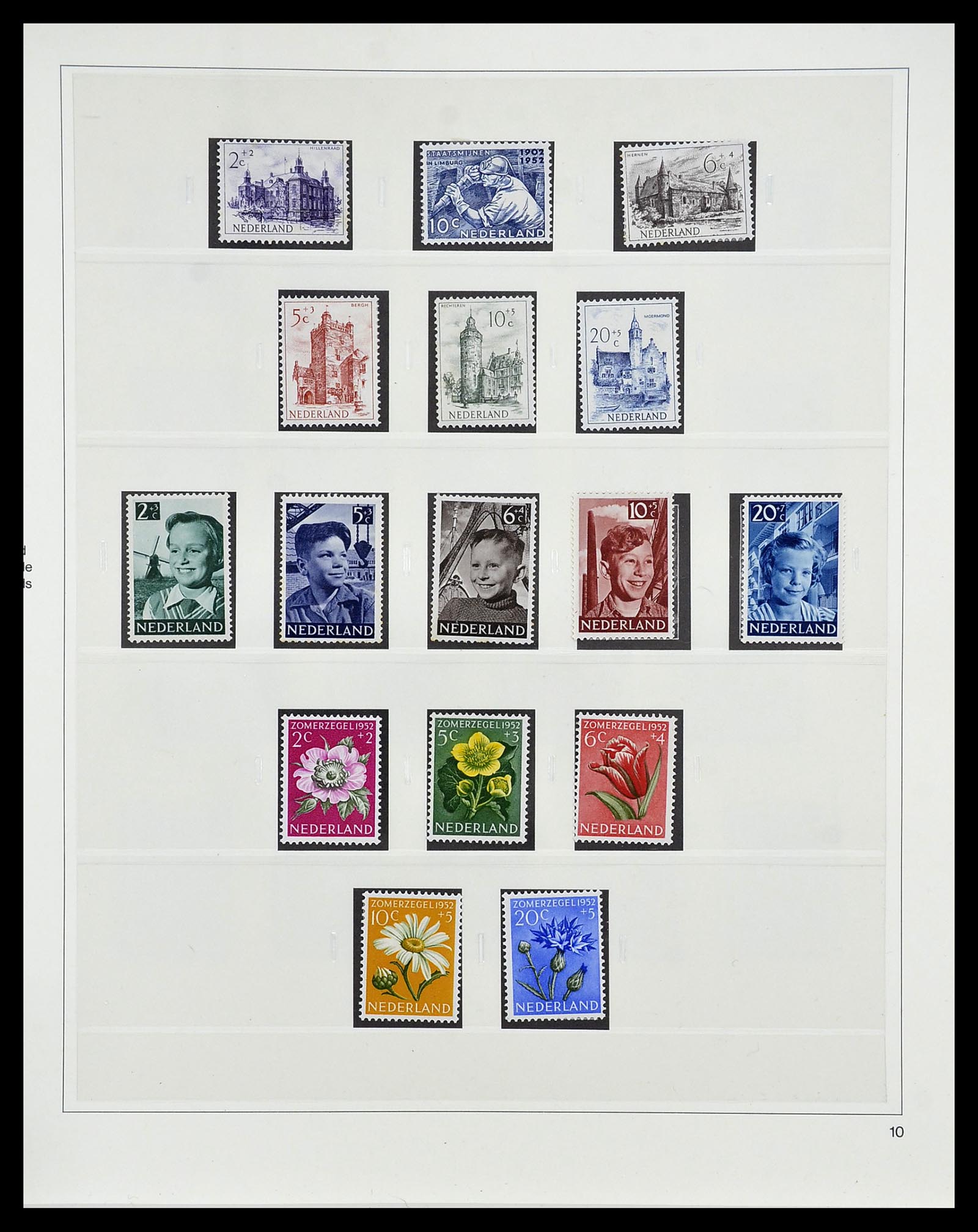 34761 036 - Postzegelverzameling 34761 Nederland 1869-1960.