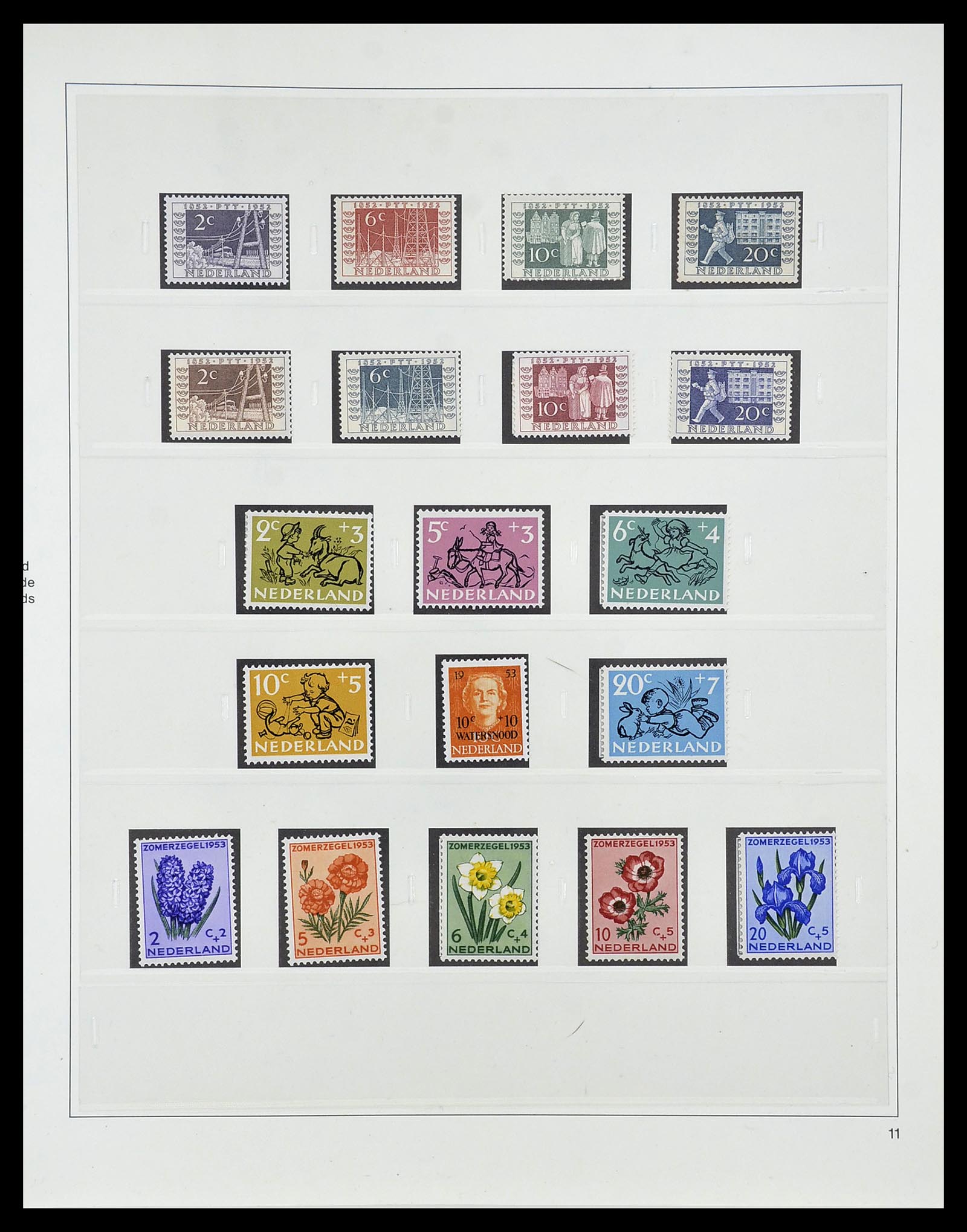 34761 038 - Postzegelverzameling 34761 Nederland 1869-1960.