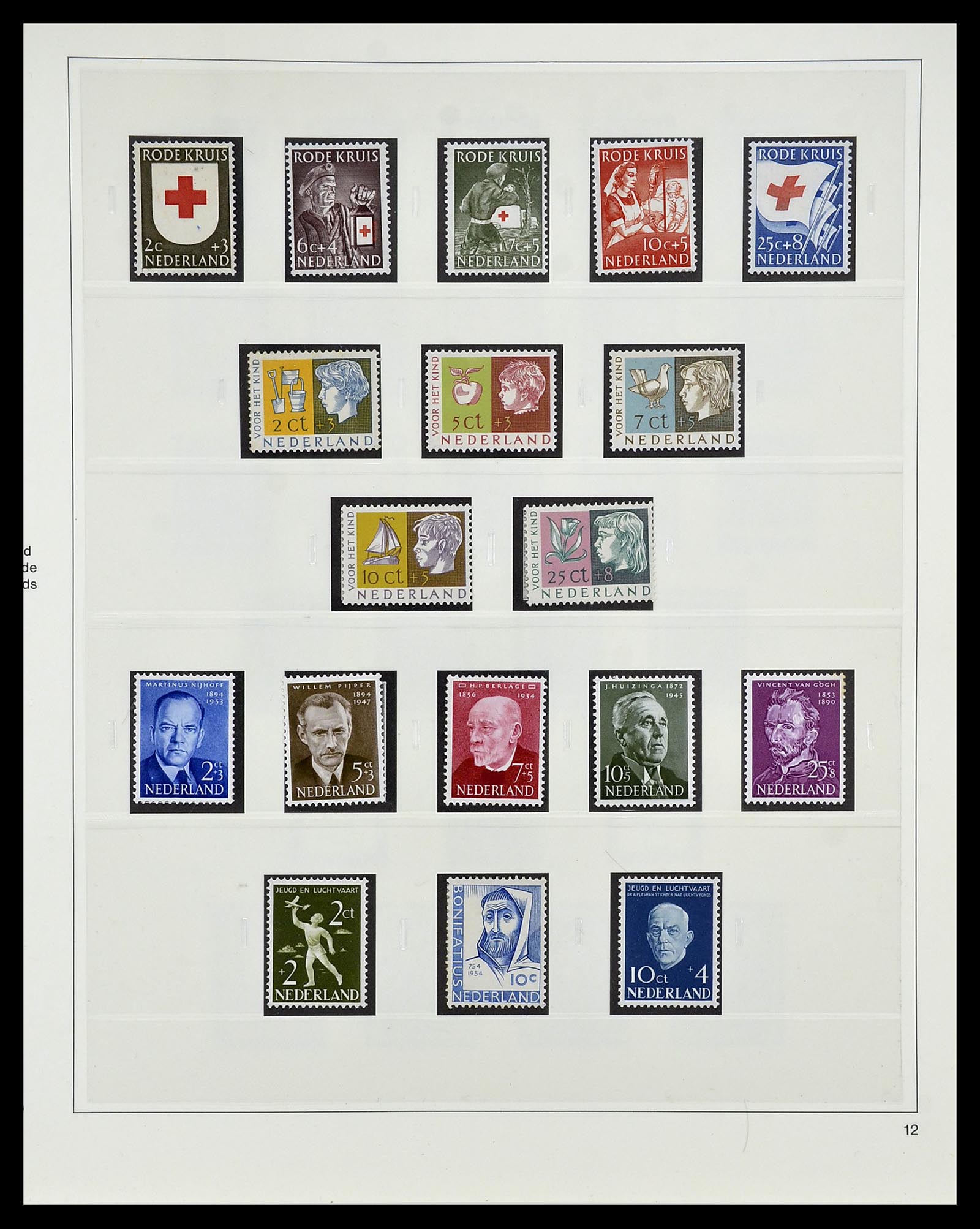 34761 039 - Postzegelverzameling 34761 Nederland 1869-1960.