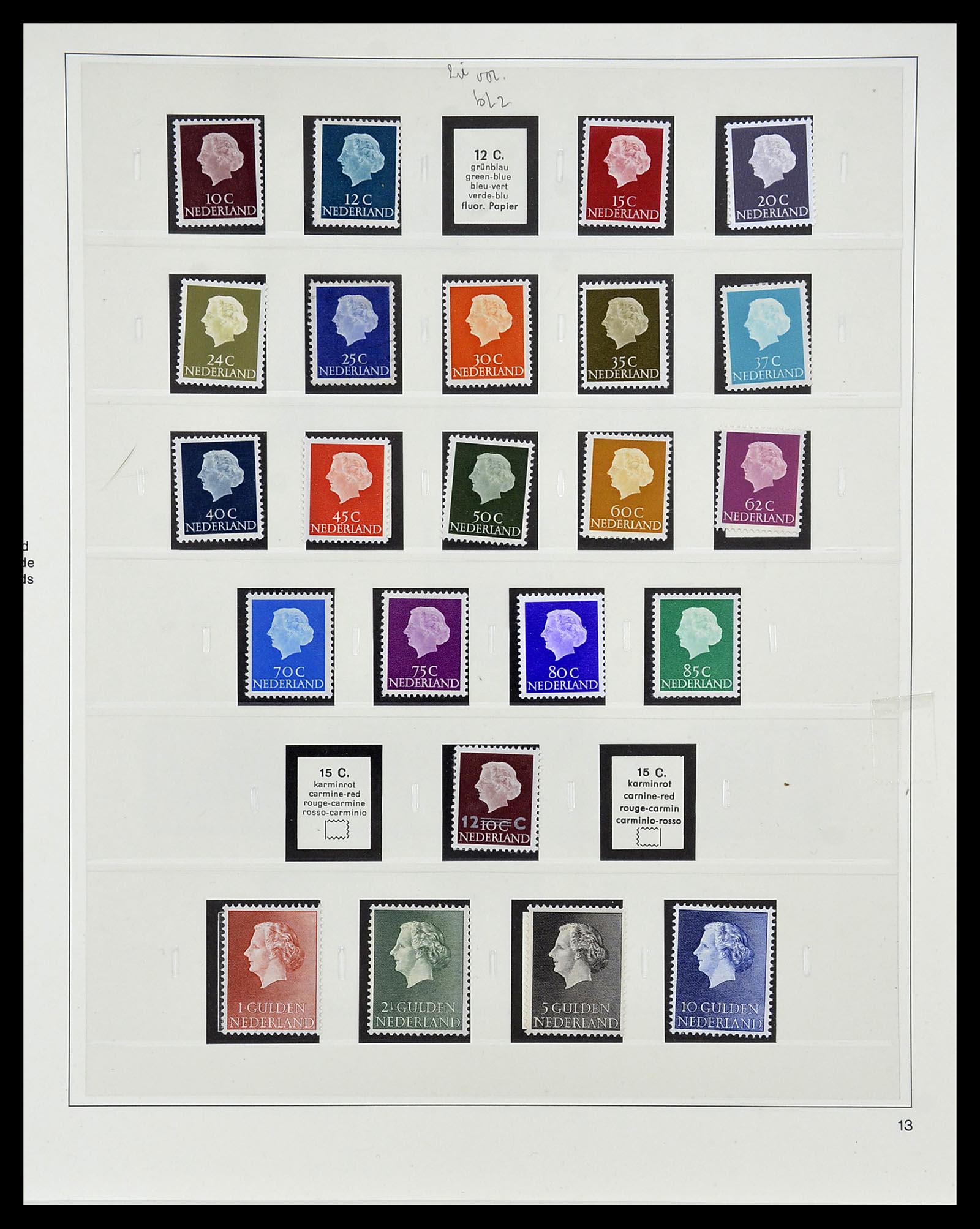 34761 040 - Postzegelverzameling 34761 Nederland 1869-1960.