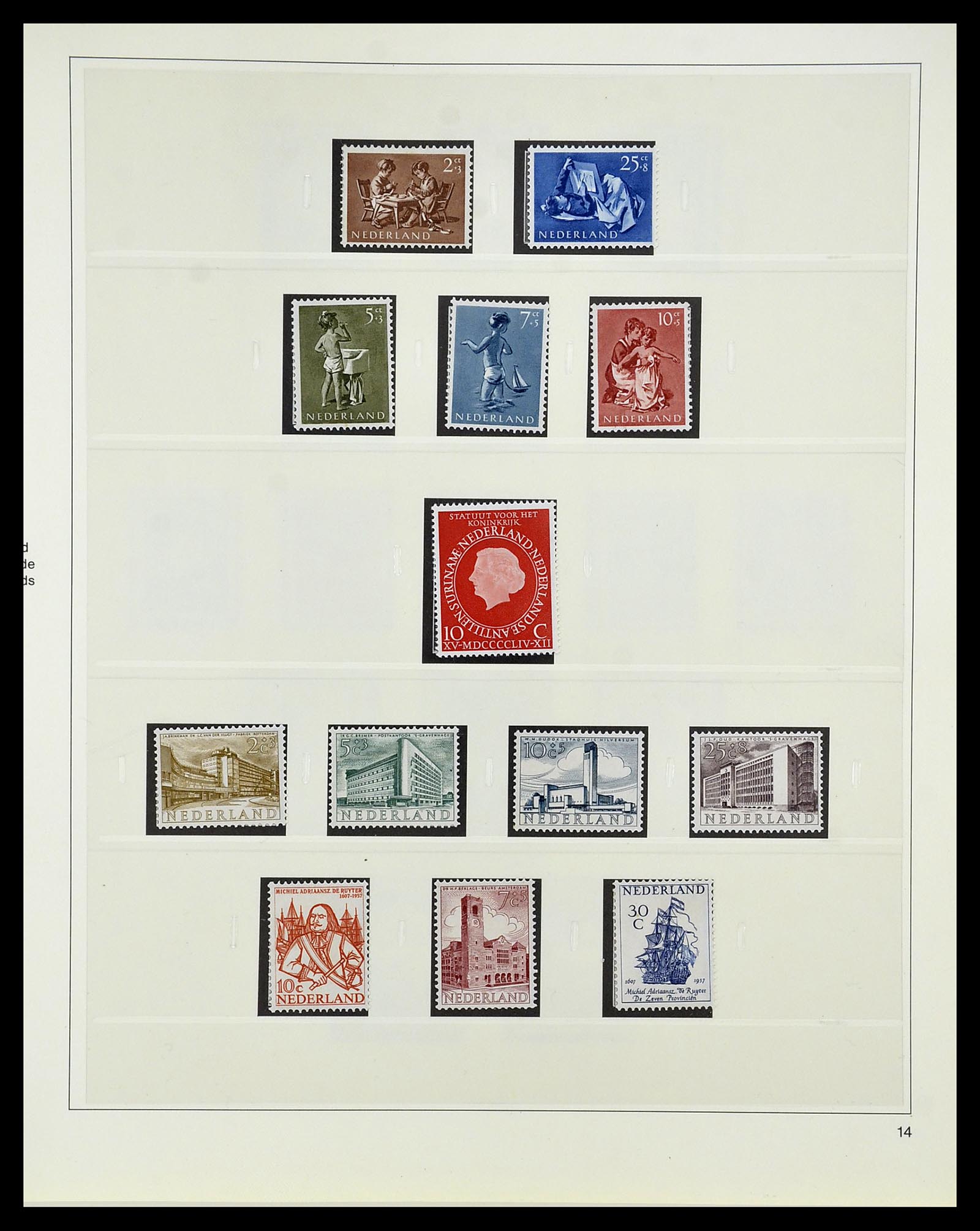 34761 041 - Postzegelverzameling 34761 Nederland 1869-1960.