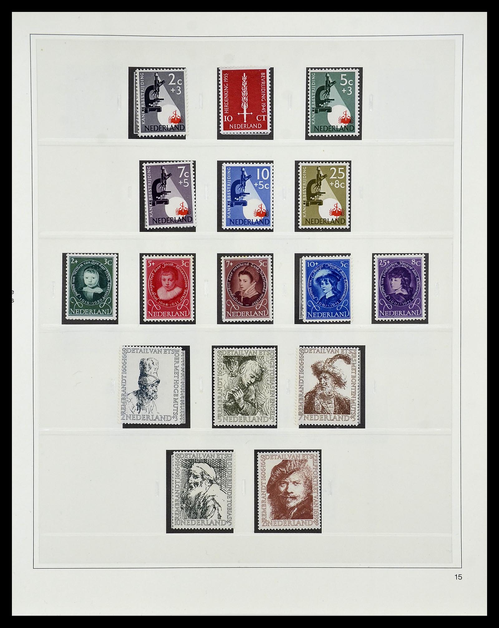 34761 042 - Postzegelverzameling 34761 Nederland 1869-1960.