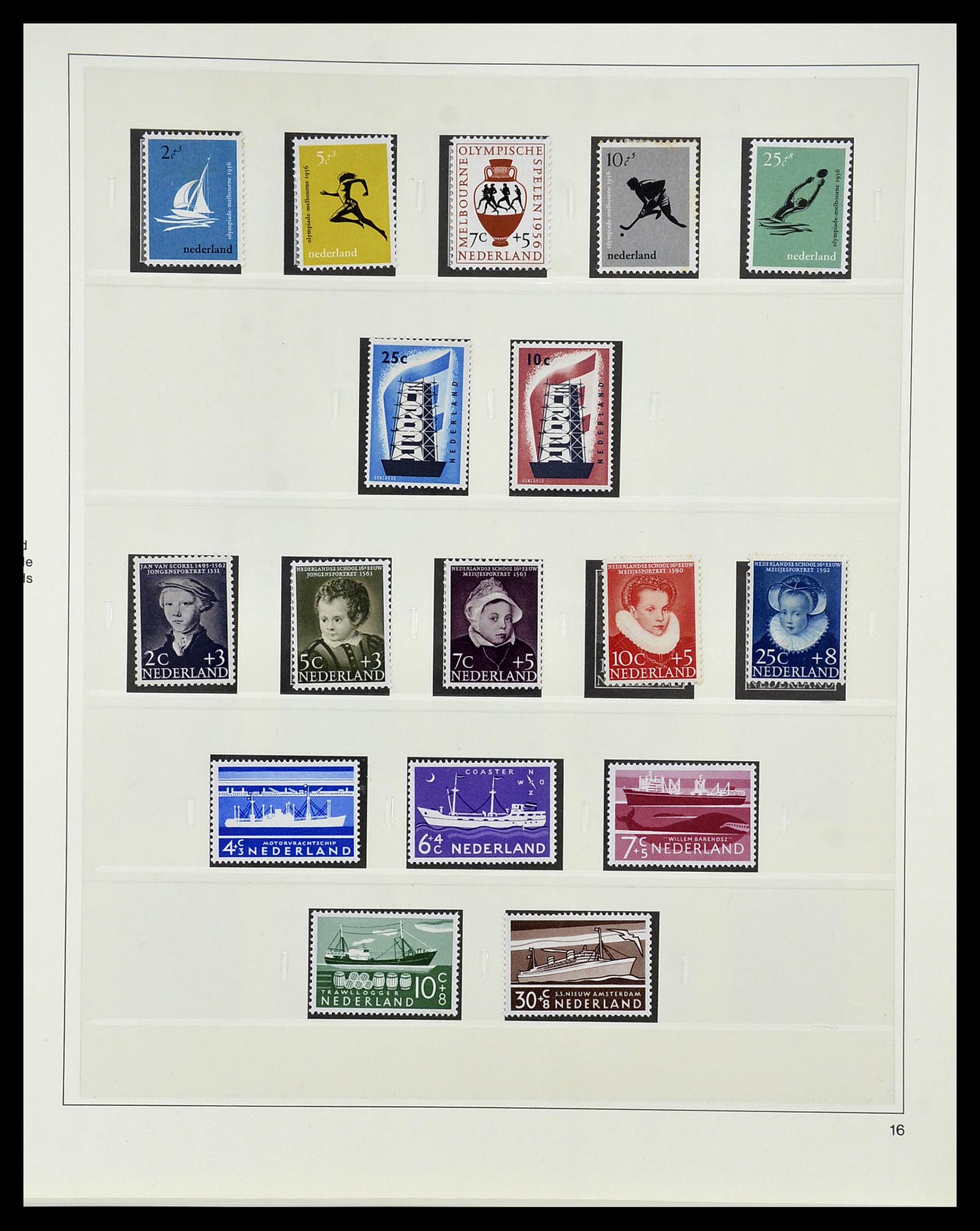 34761 043 - Postzegelverzameling 34761 Nederland 1869-1960.