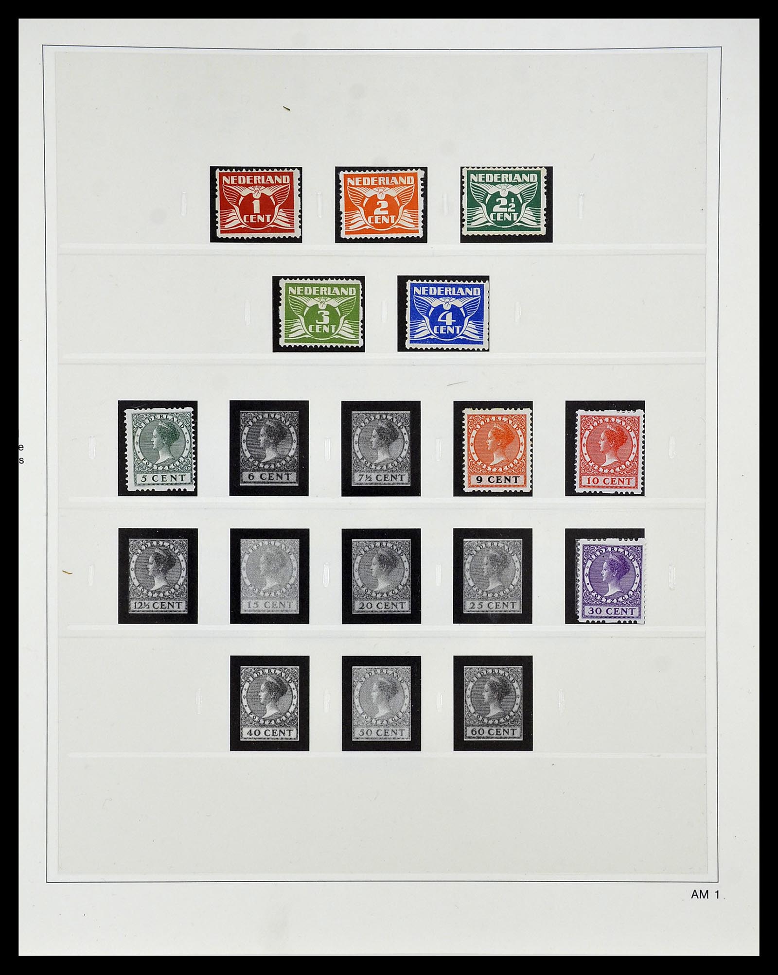 34761 047 - Postzegelverzameling 34761 Nederland 1869-1960.