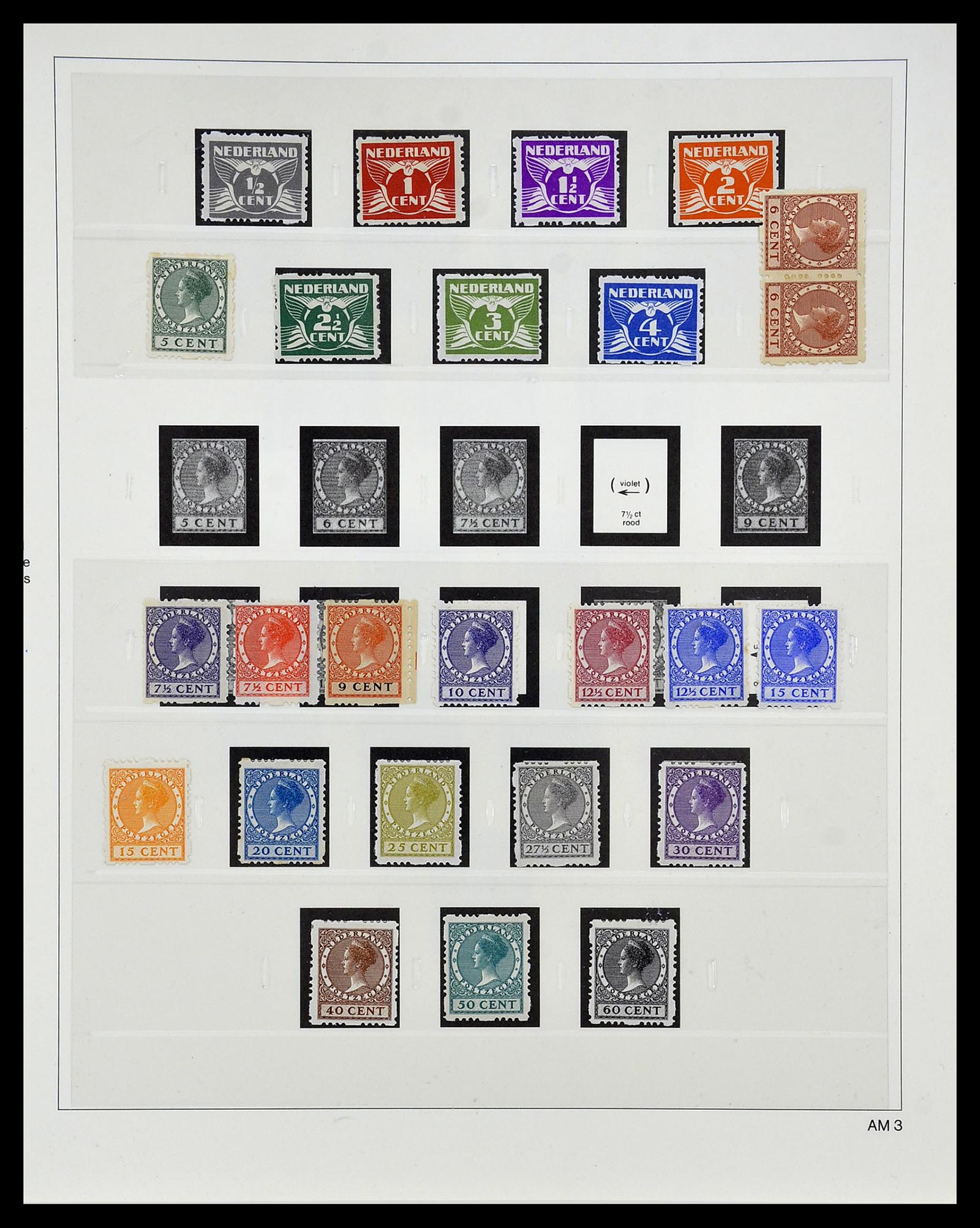 34761 049 - Postzegelverzameling 34761 Nederland 1869-1960.