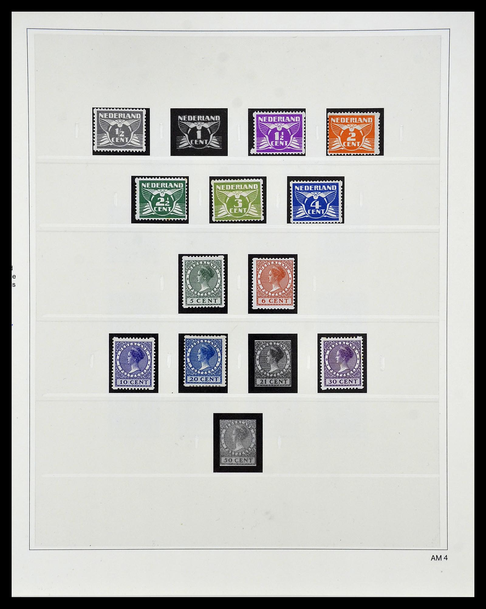 34761 050 - Postzegelverzameling 34761 Nederland 1869-1960.